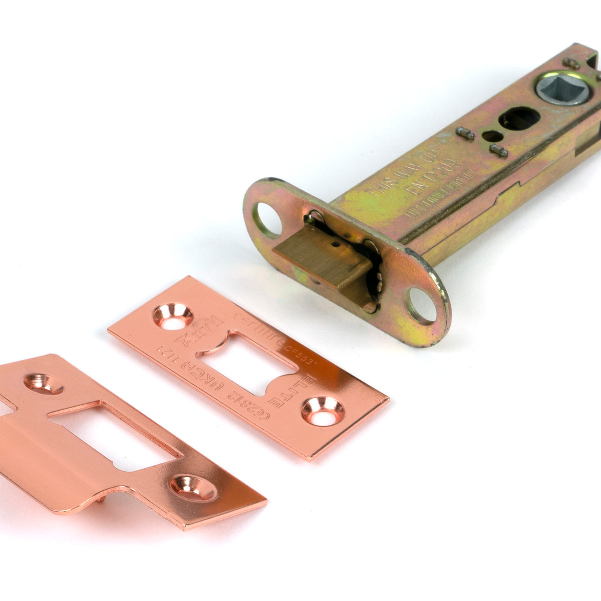 From The Anvil's Polished Bronze Heavy Duty Latch