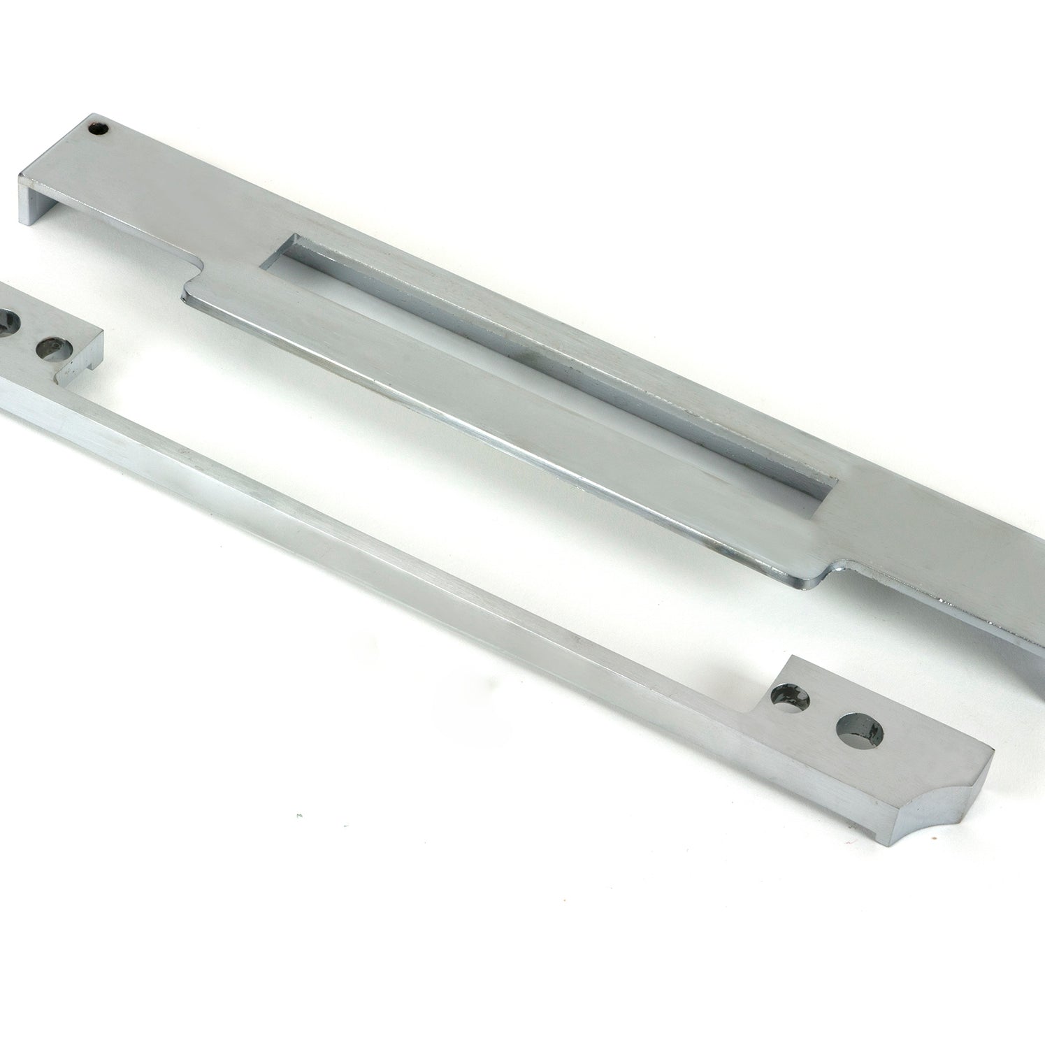 From The Anvil's Satin Chrome ½" Rebate Kit for Euro Din Sash Lock