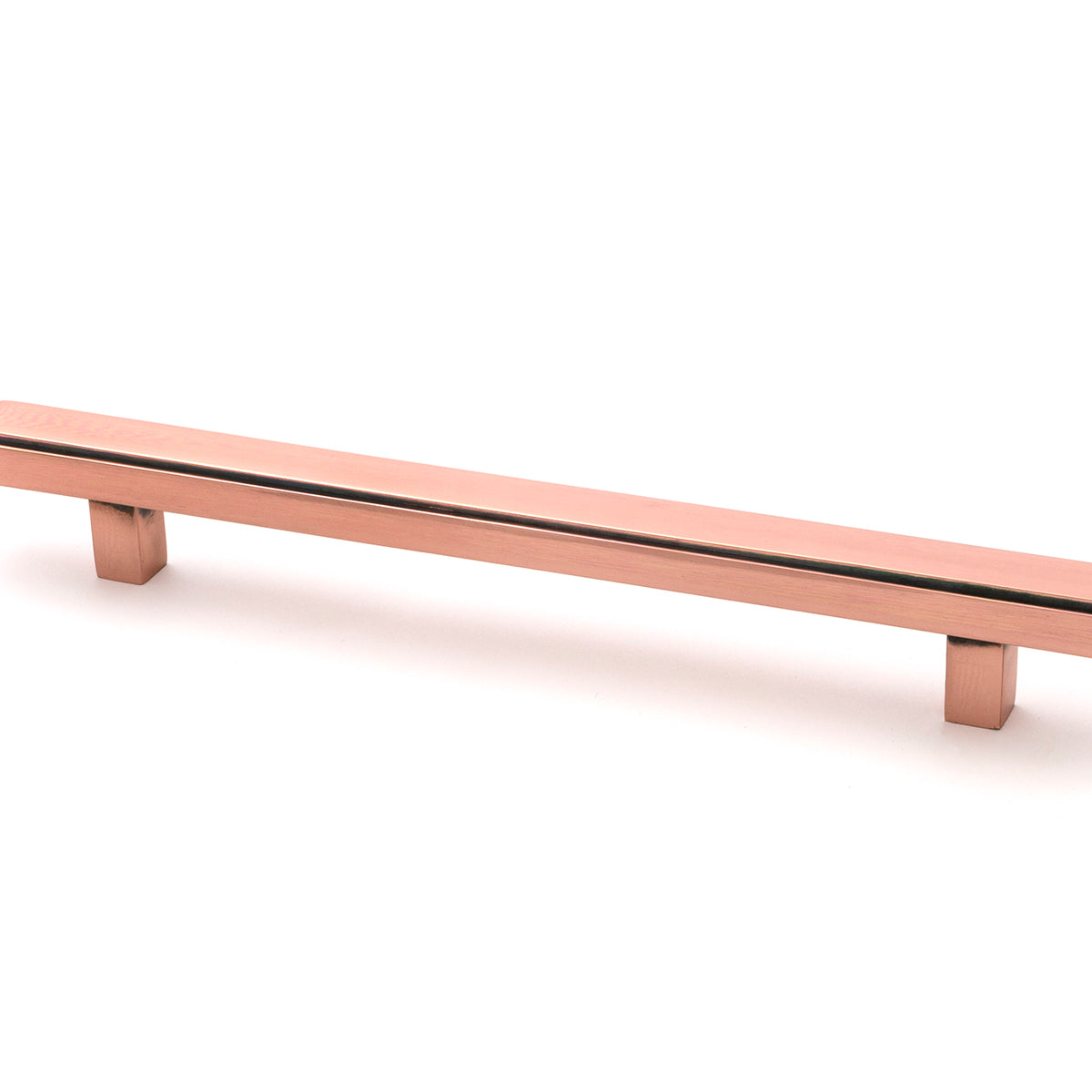 From The Anvil's Polished Bronze Scully Pull Handle