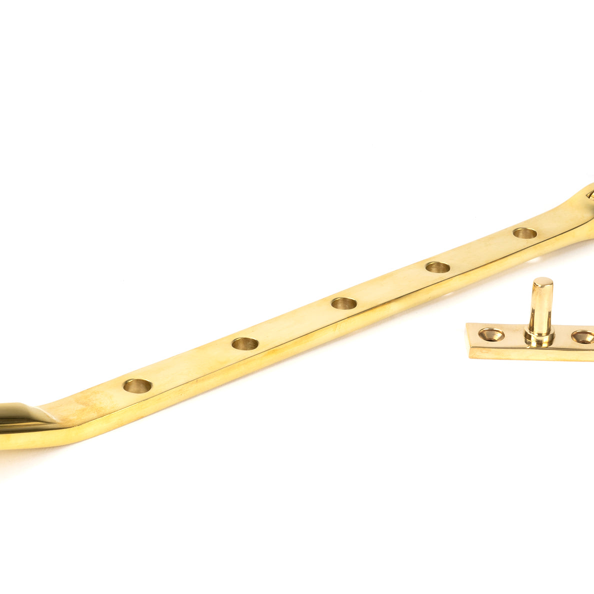 From The Anvil's Polished Brass Art Deco Stay