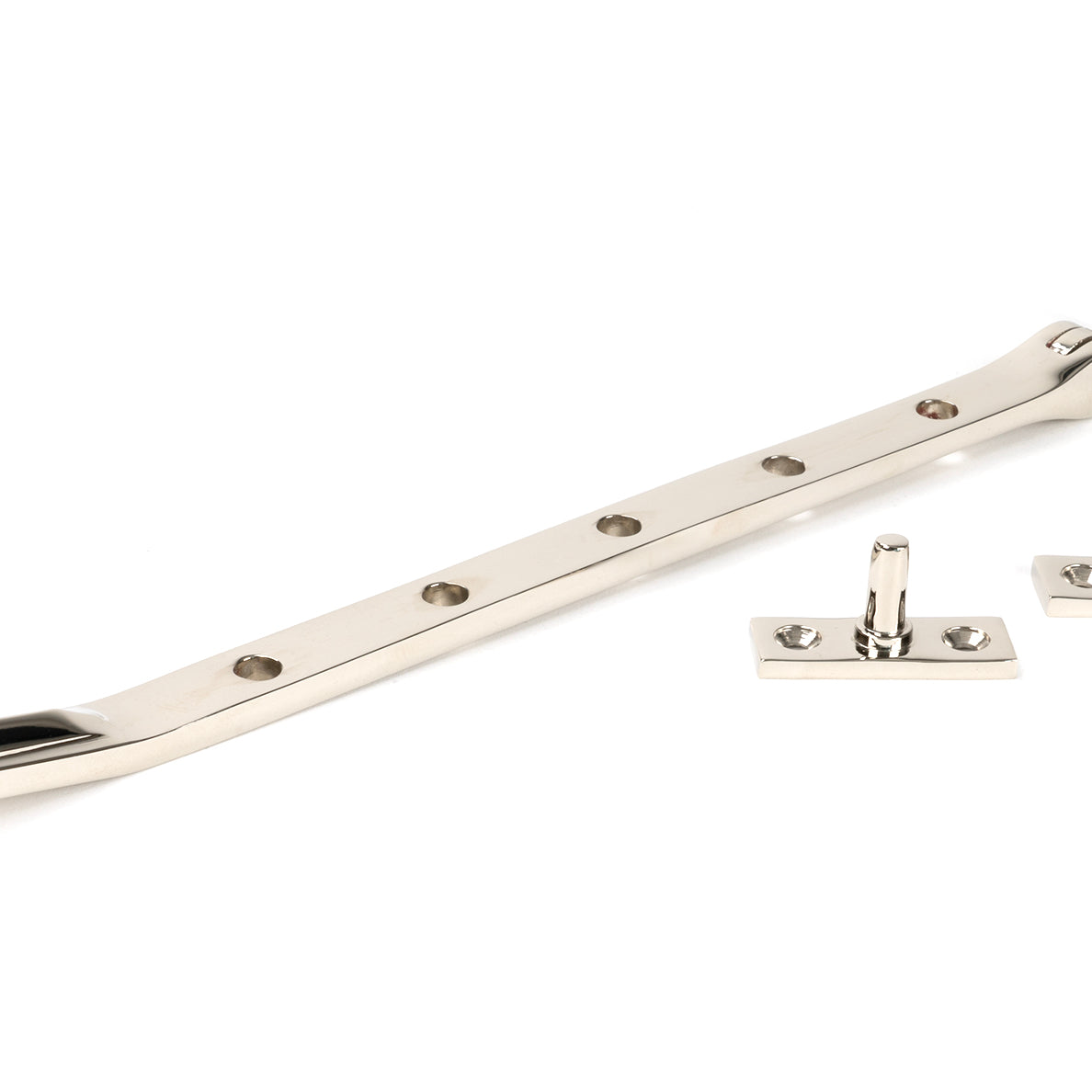 From The Anvil's Polished Nickel Art Deco Stay