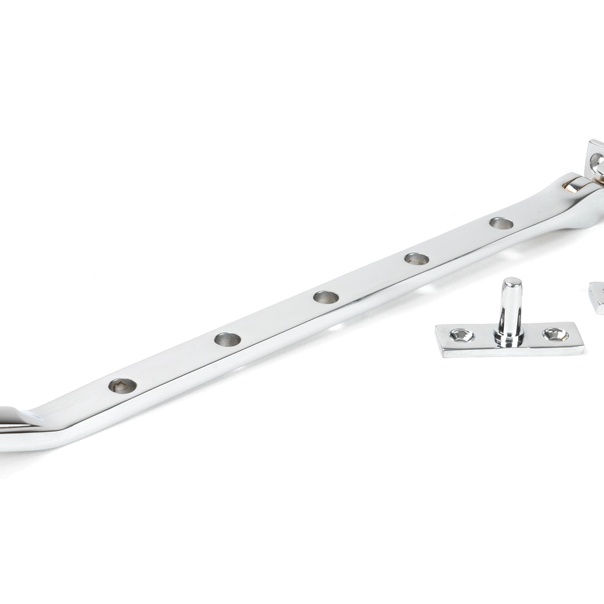 From The Anvil's Polished Chrome Art Deco Stay