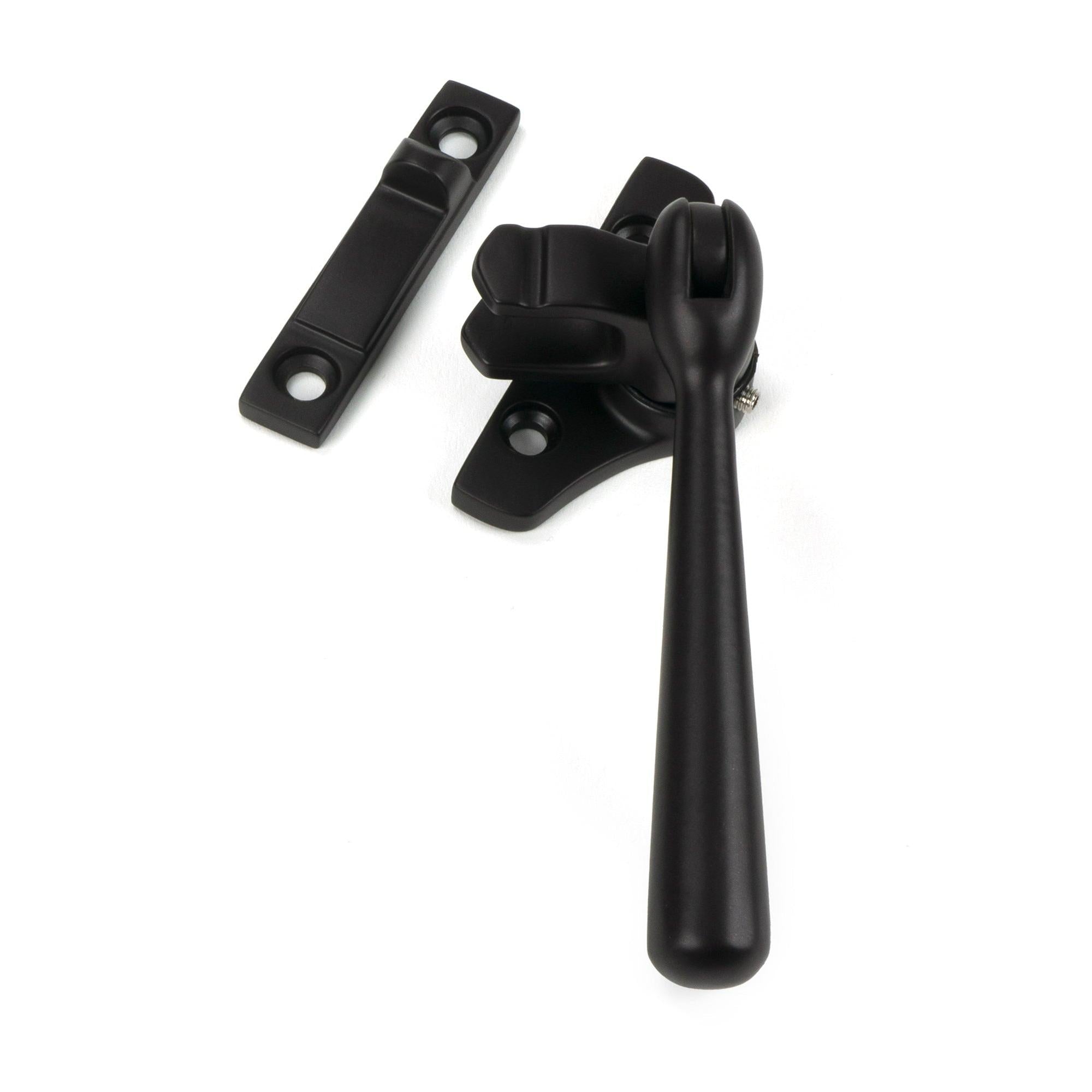 From The Anvil's Aged Bronze Night-Vent Locking Newbury Fastener (Steel Window)