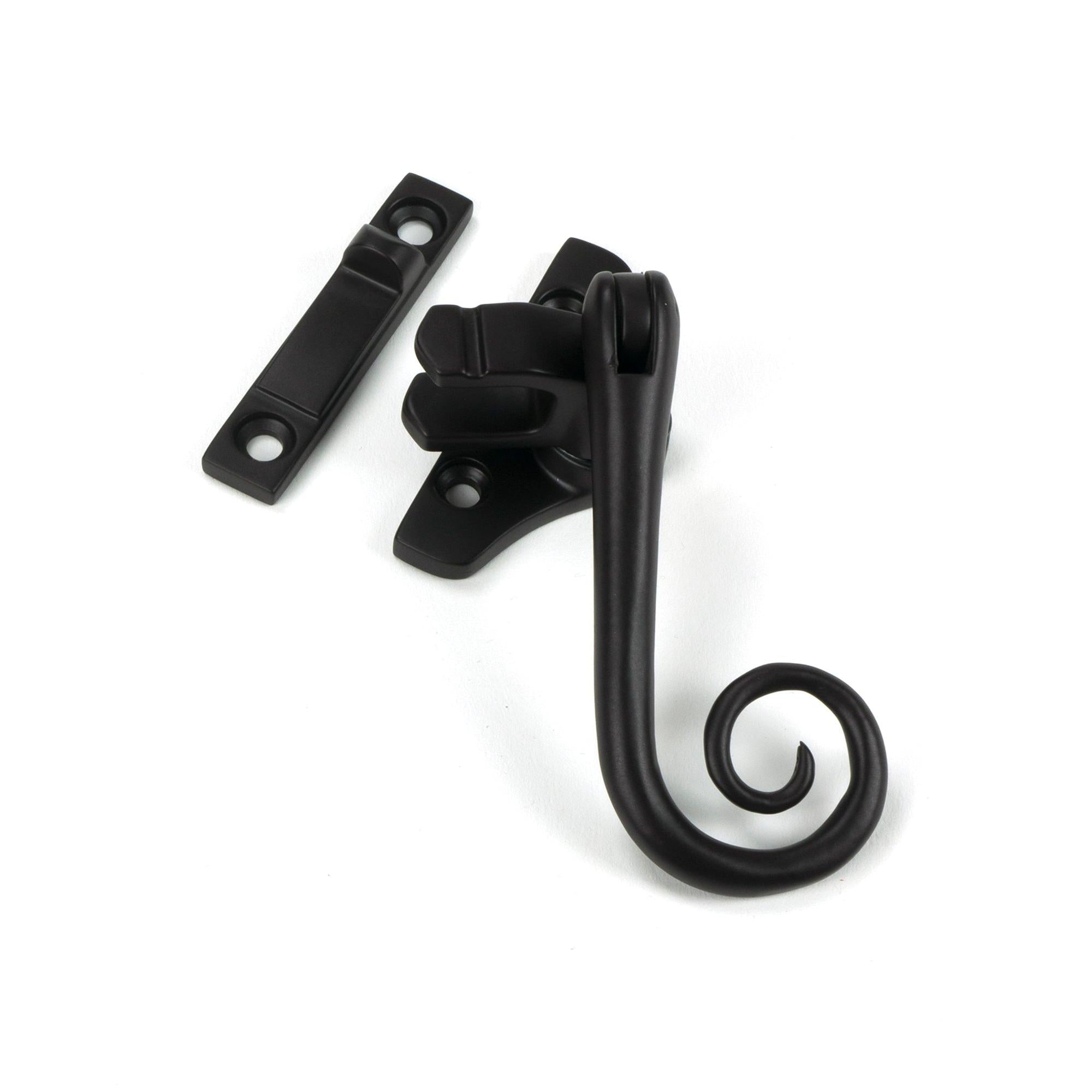 From The Anvil's Aged Bronze Locking Monkeytail Fastener (Steel Window)