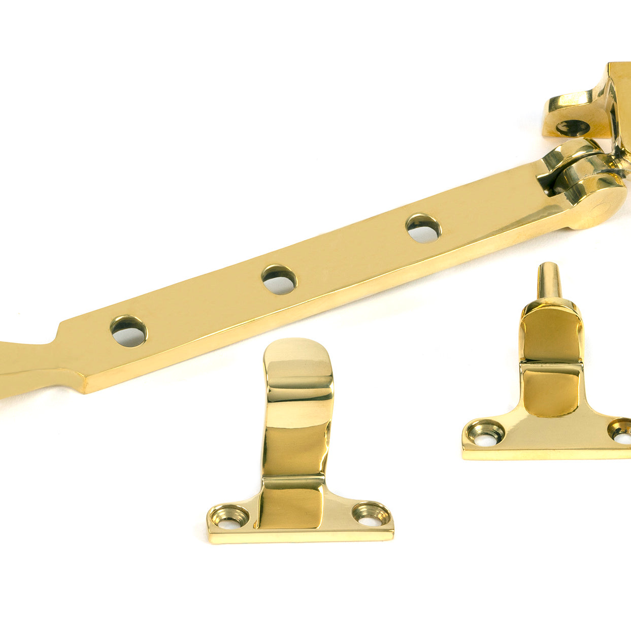 From The Anvil's Polished Brass Avon Stay (Steel Window)