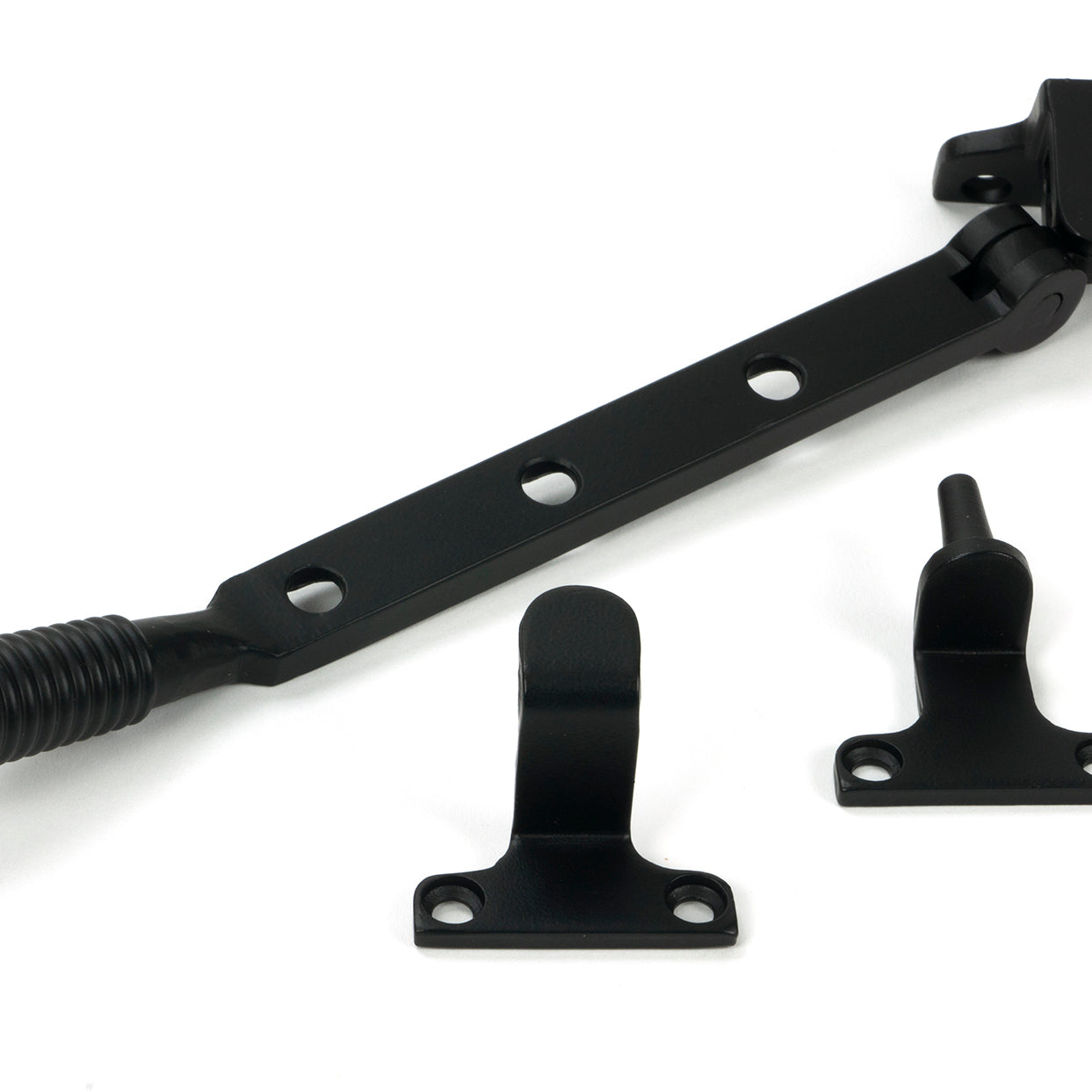 From The Anvil's Matt Black Reeded Stay (Steel Window)