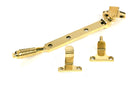 From The Anvil's Polished Brass Reeded Stay (Steel Window)