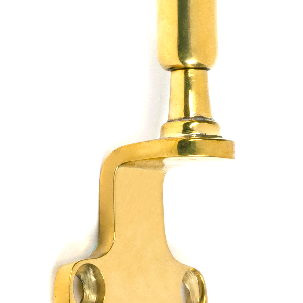From The Anvil's Polished Brass Locking Stay Pin (Steel Window)