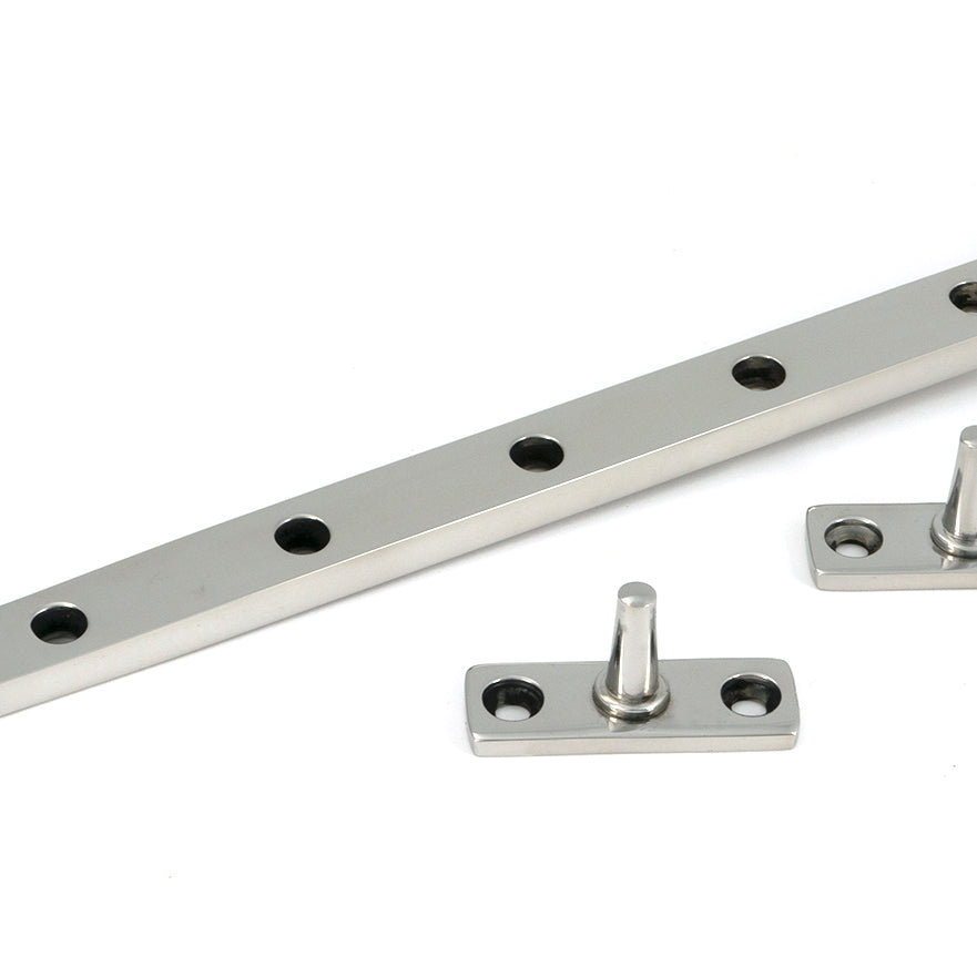 From The Anvil's Polished Marine SS (316) Reeded Stay