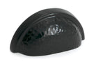 From The Anvil's Black Hammered Regency Concealed Drawer Pull