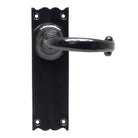 From The Anvil's Black Cottage Lever Latch Set
