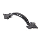 From The Anvil's Black Cast Fleur-De-Lys Pull Handle