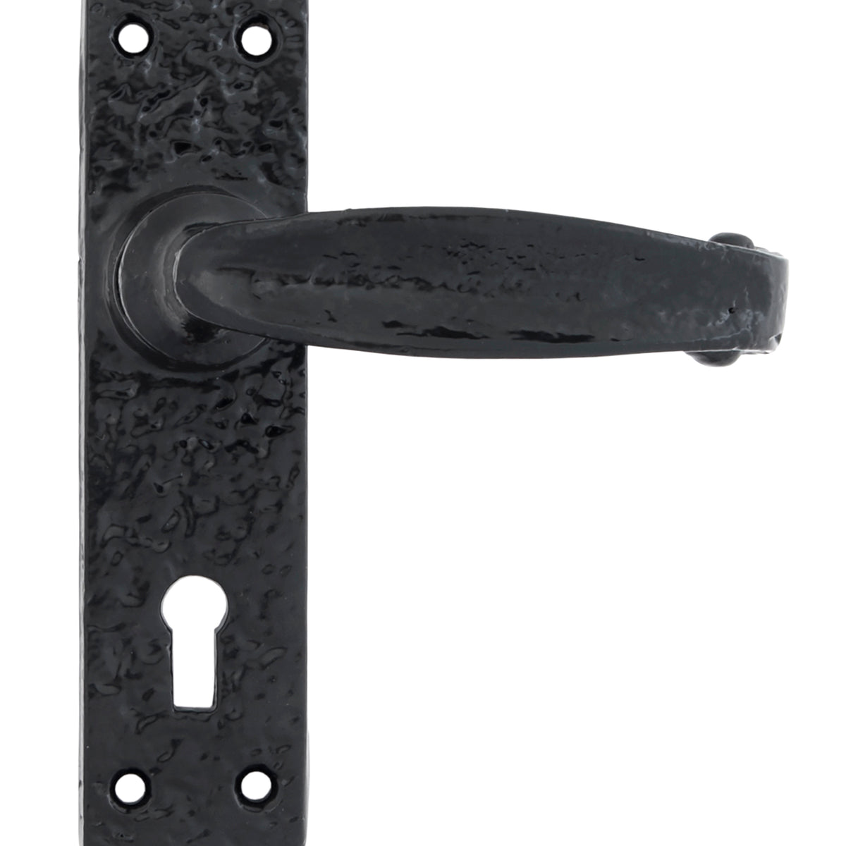 From The Anvil's Black Classic Lever Lock Set