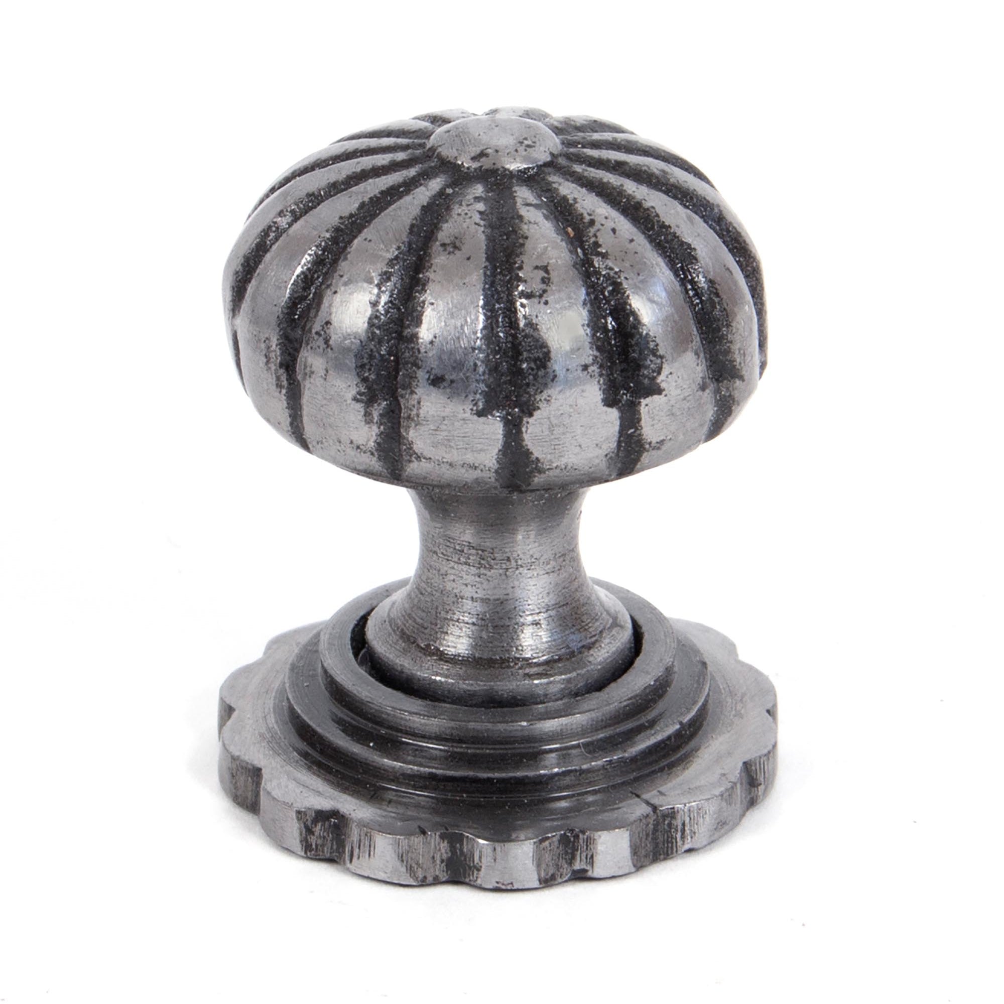 From The Anvil's Natural Smooth Flower Cabinet Knob