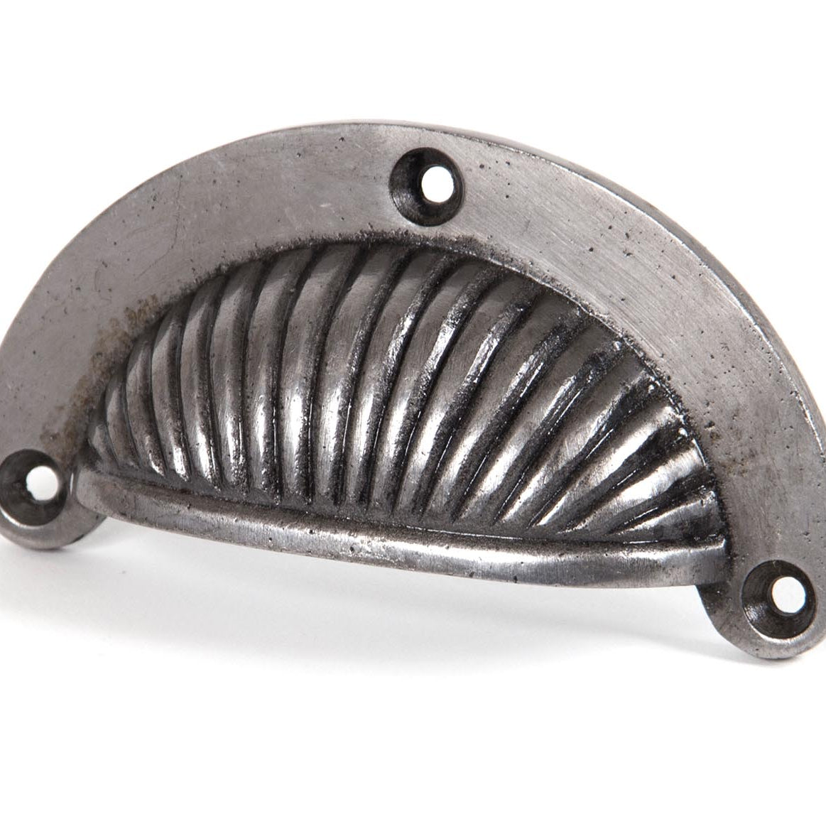 From The Anvil's Natural Smooth Flower Drawer Pull