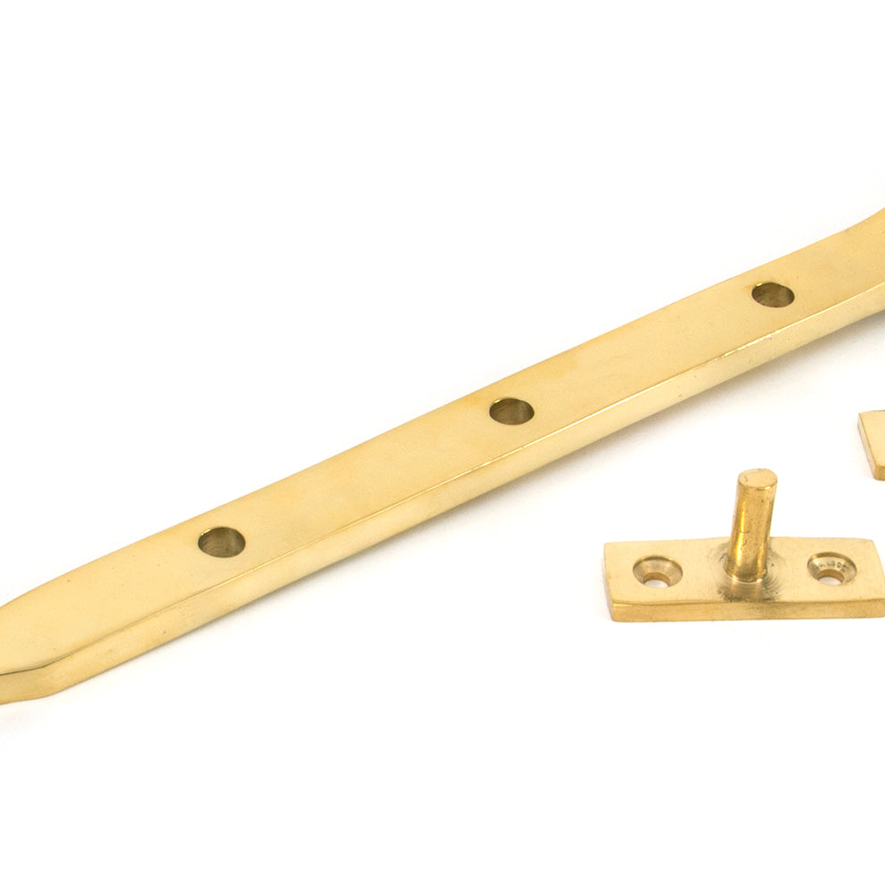 From The Anvil's Polished Brass Monkeytail Stay