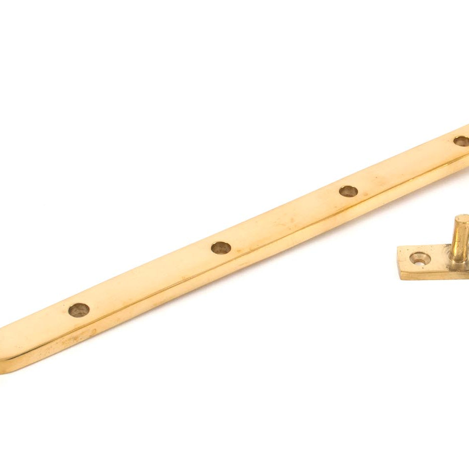 From The Anvil's Polished Brass Monkeytail Stay