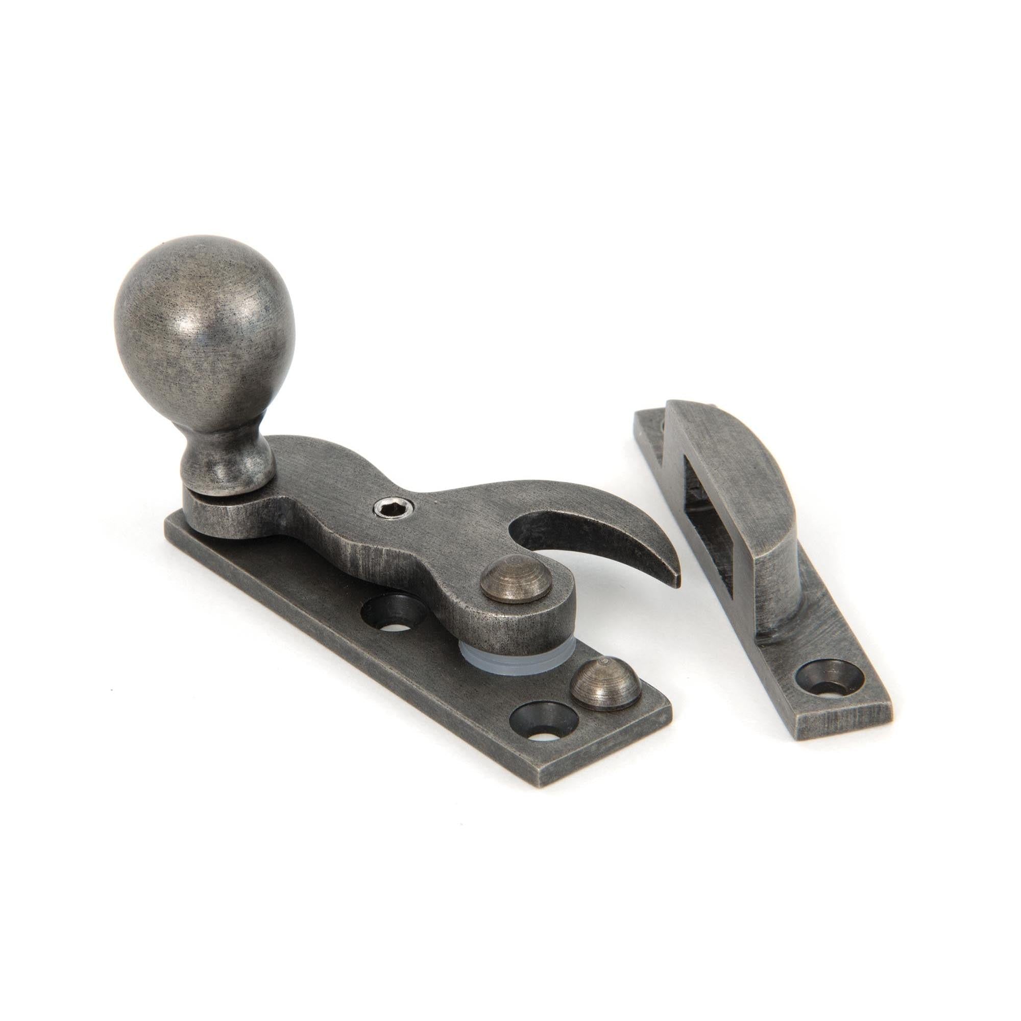 From The Anvil's Antique Pewter Sash Hook Fastener