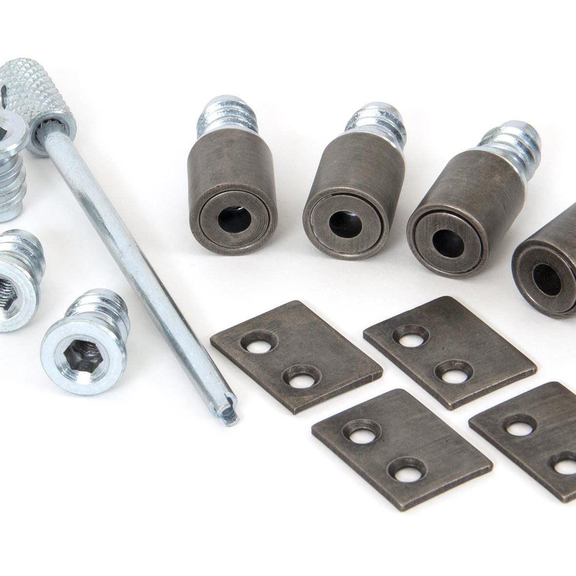From The Anvil's Antique Pewter Secure Stops (Pack of 4)