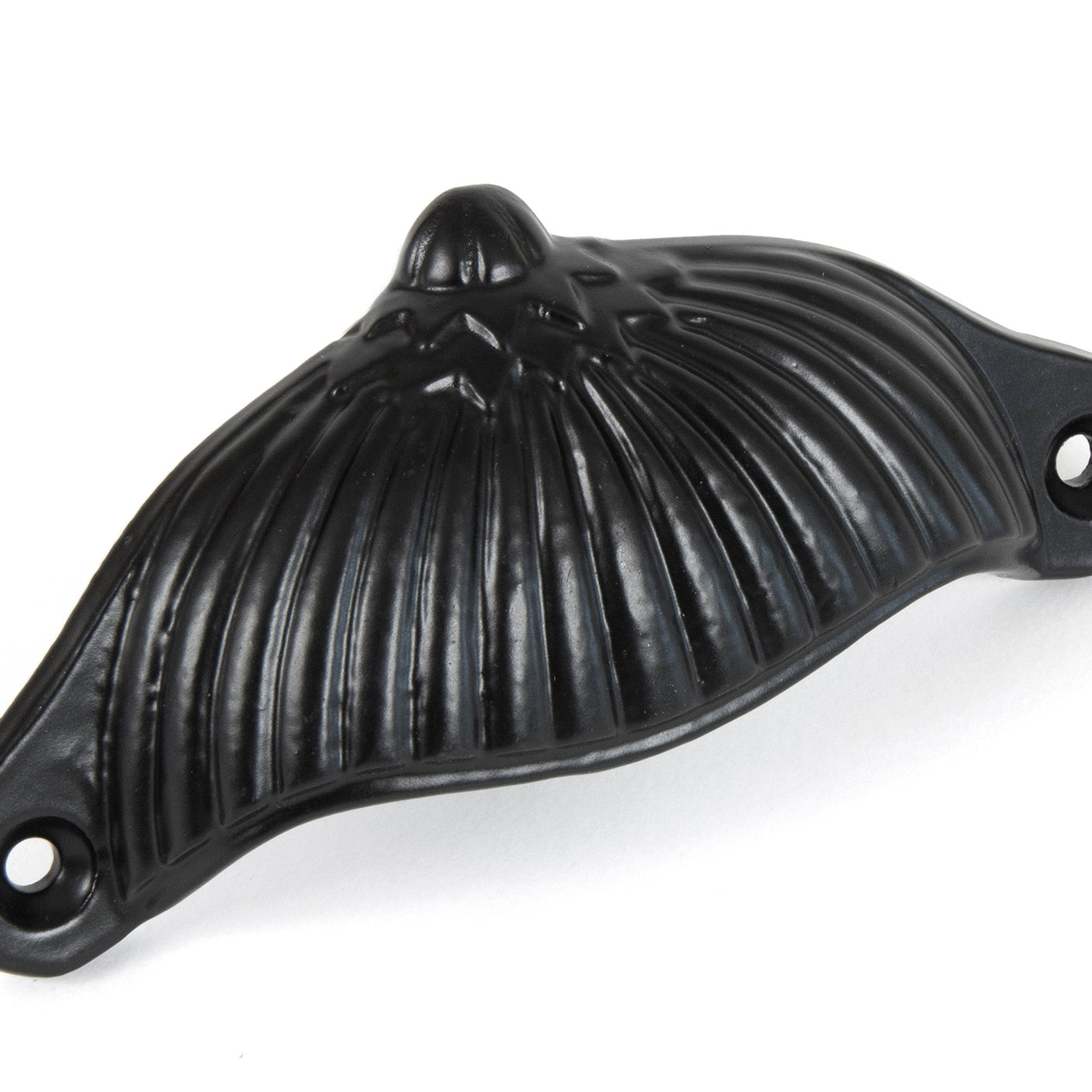 From The Anvil's Black Flower Drawer Pull