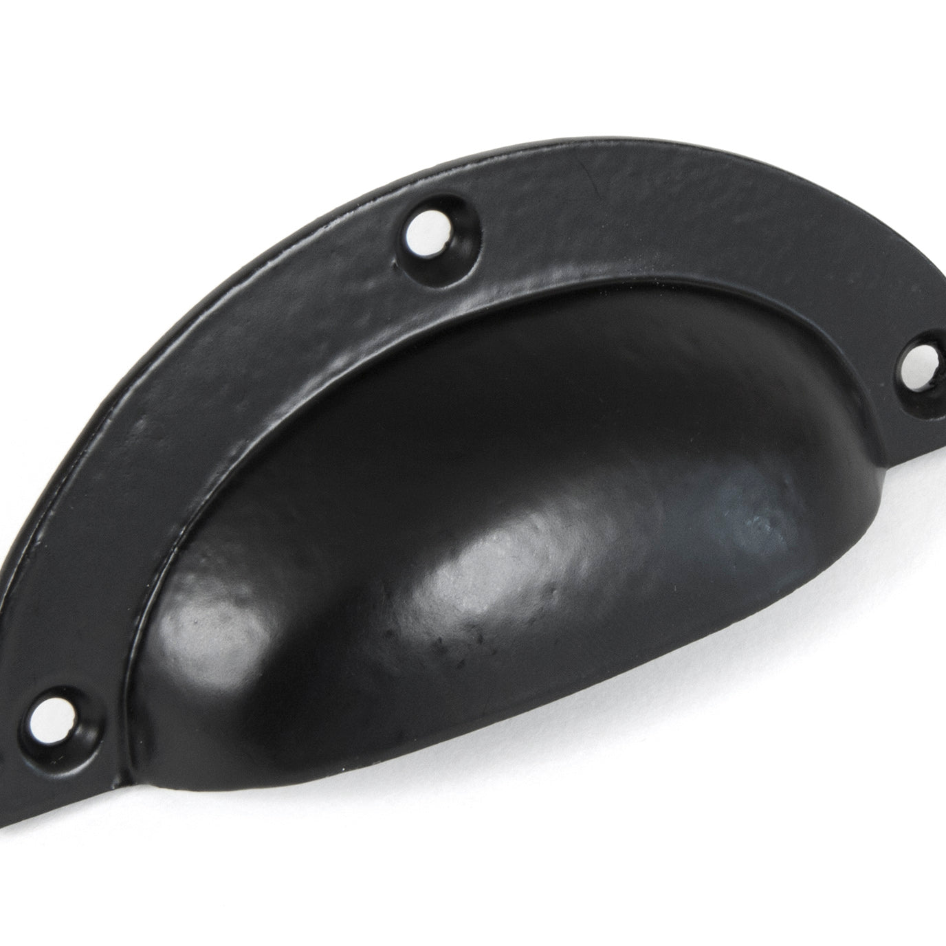 From The Anvil's Black Plain Drawer Pull