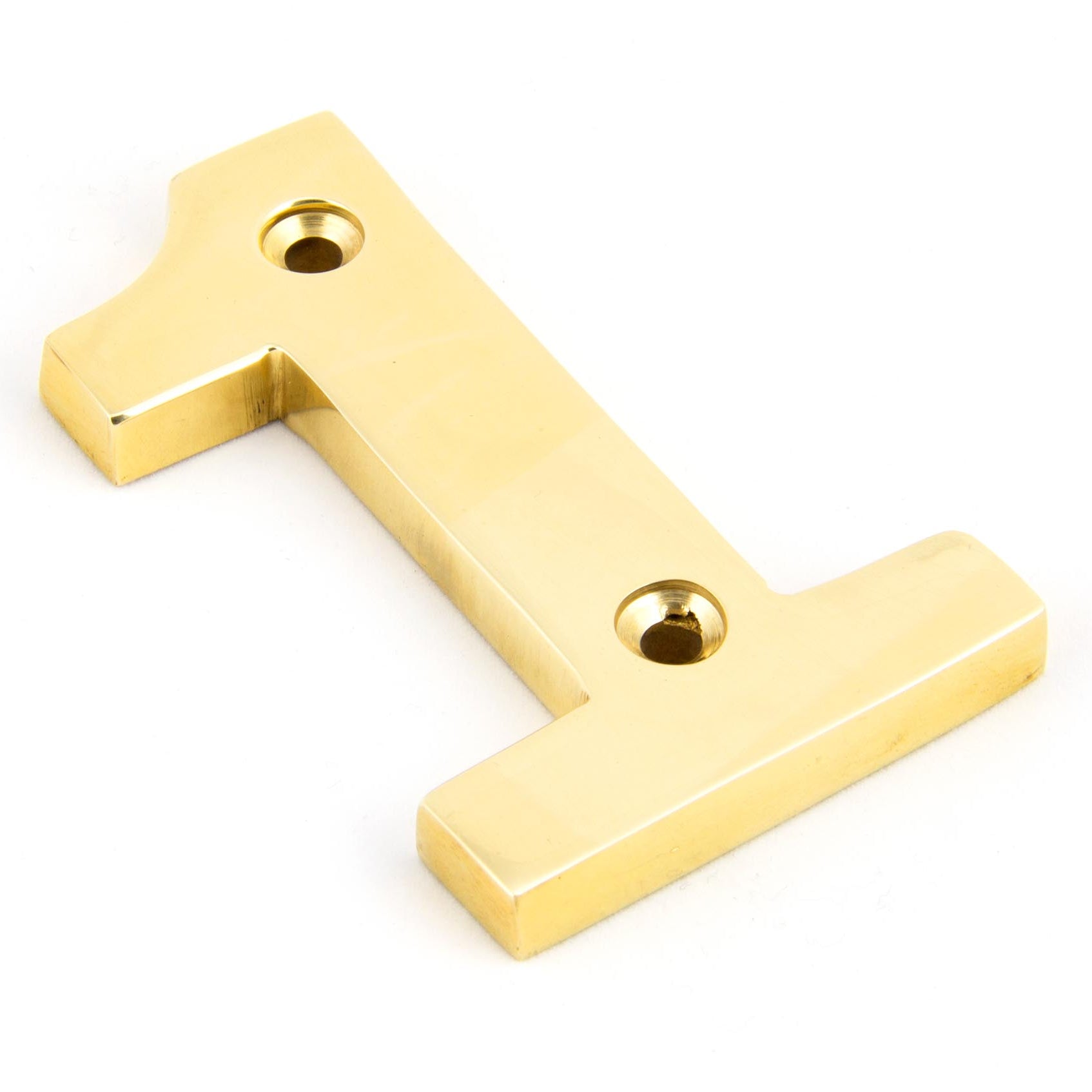From The Anvil's Polished Brass Polished Brass Numeral