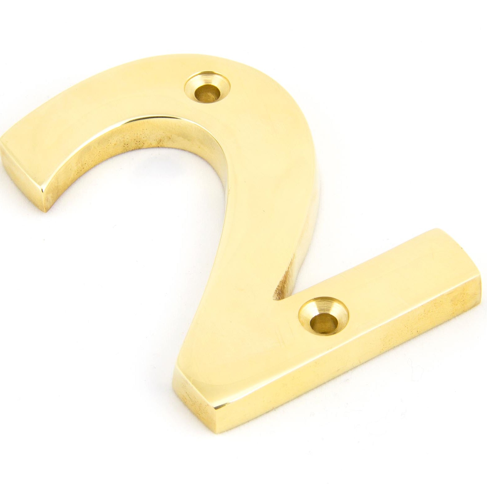 From The Anvil's Polished Brass Polished Brass Numeral