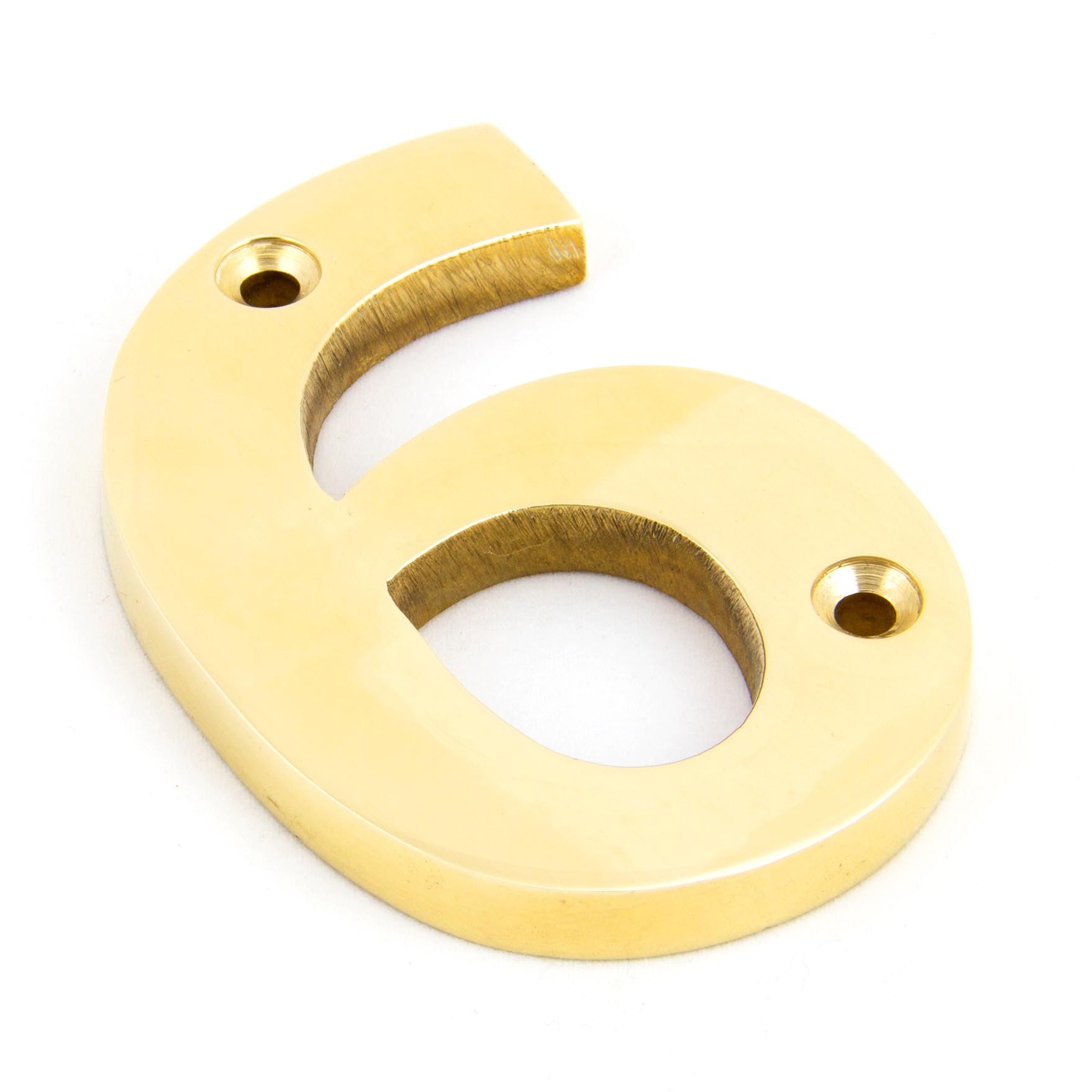From The Anvil's Polished Brass Polished Brass Numeral