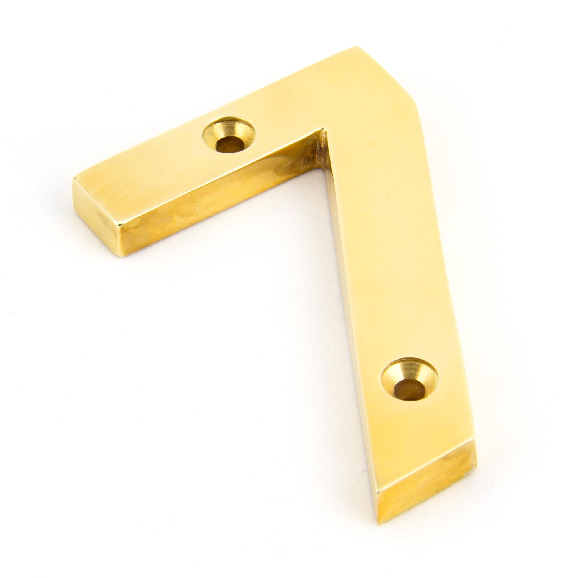 From The Anvil's Polished Brass Polished Brass Numeral