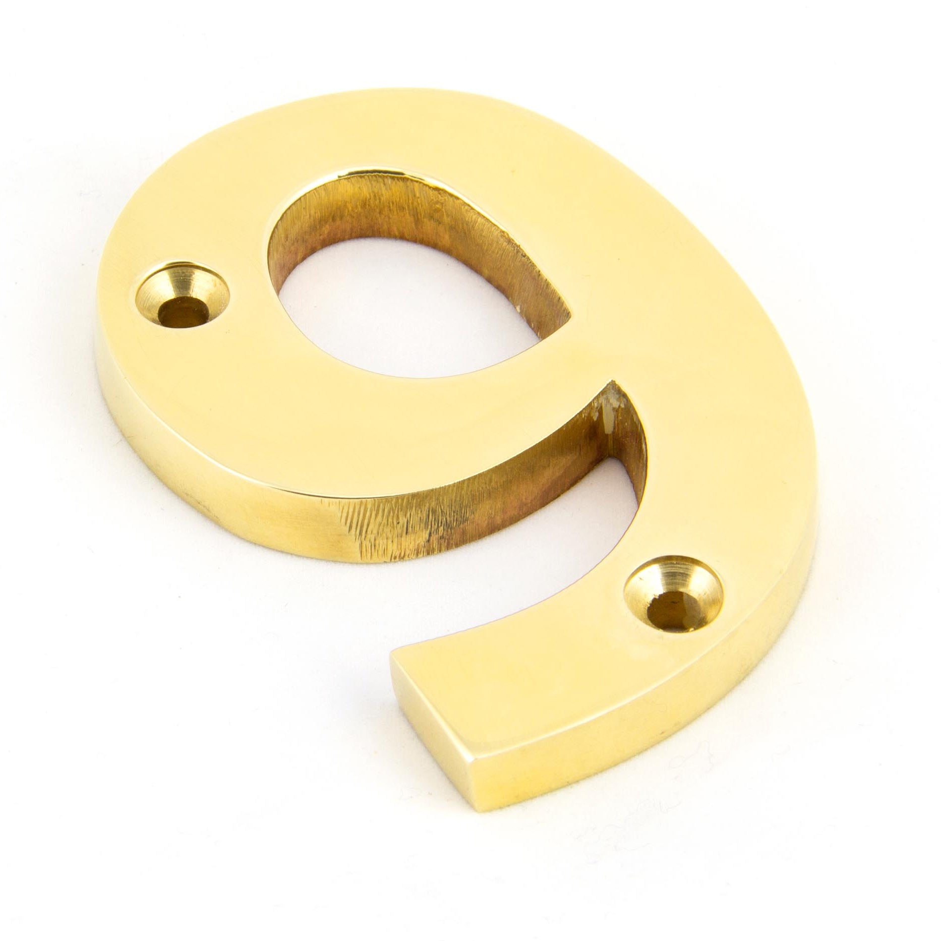 From The Anvil's Polished Brass Polished Brass Numeral