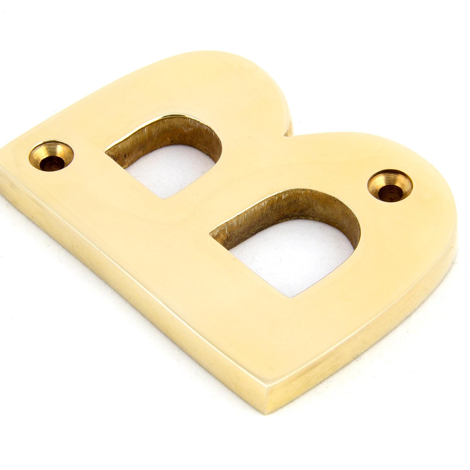 From The Anvil's Polished Brass Polished Brass Letter