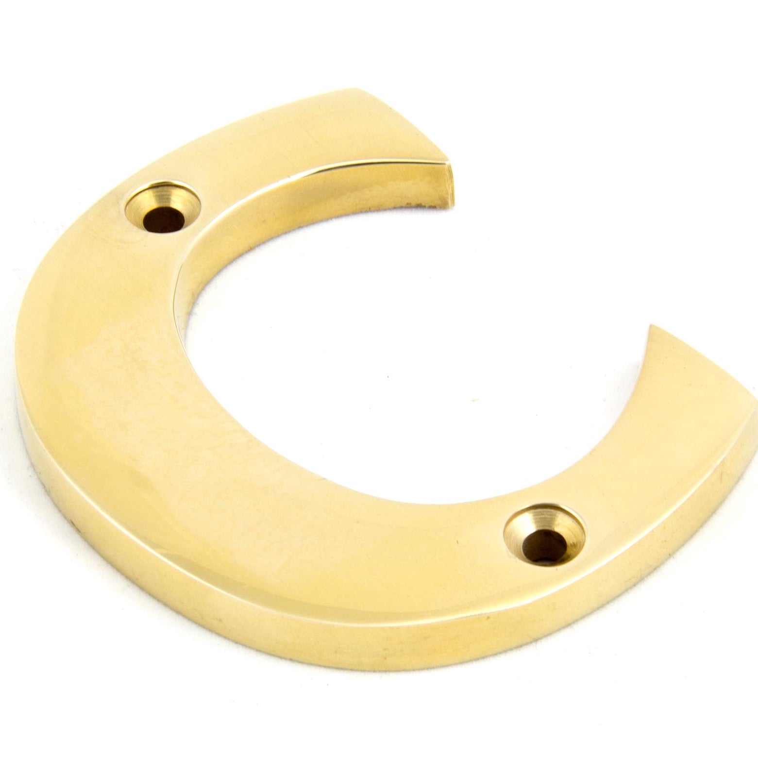 From The Anvil's Polished Brass Polished Brass Letter