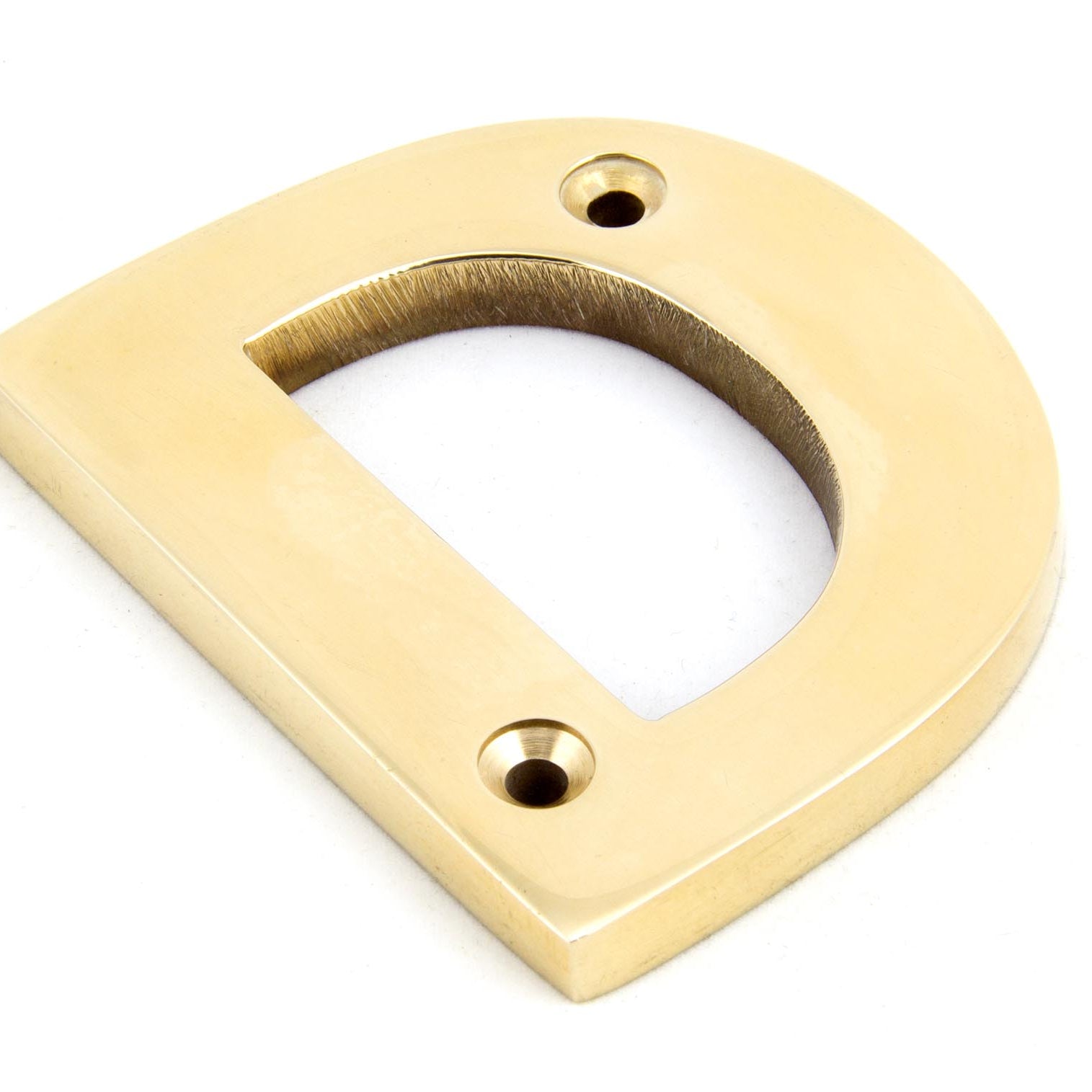 From The Anvil's Polished Brass Polished Brass Letter