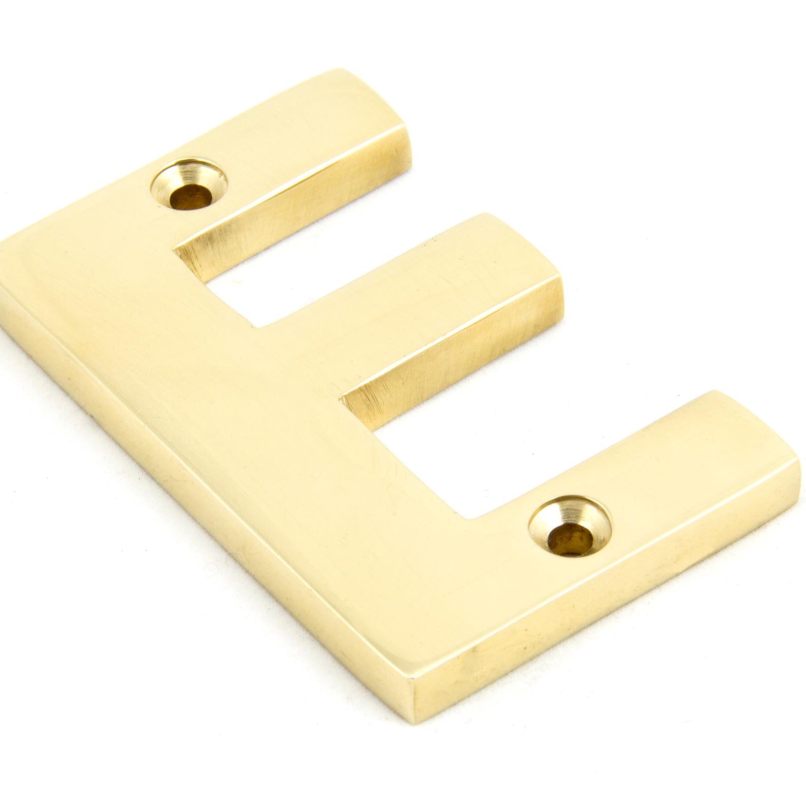 From The Anvil's Polished Brass Polished Brass Letter