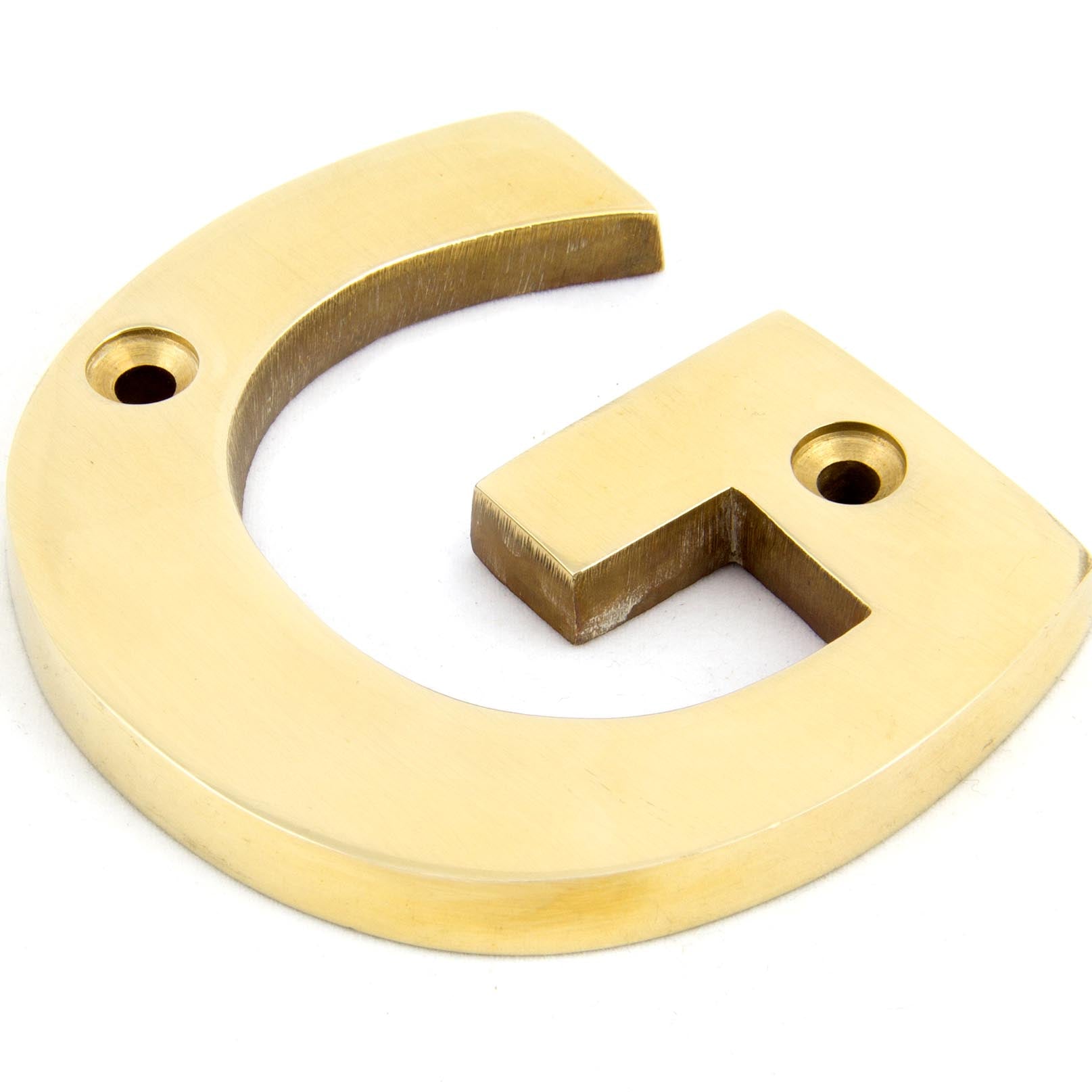 From The Anvil's Polished Brass Polished Brass Letter
