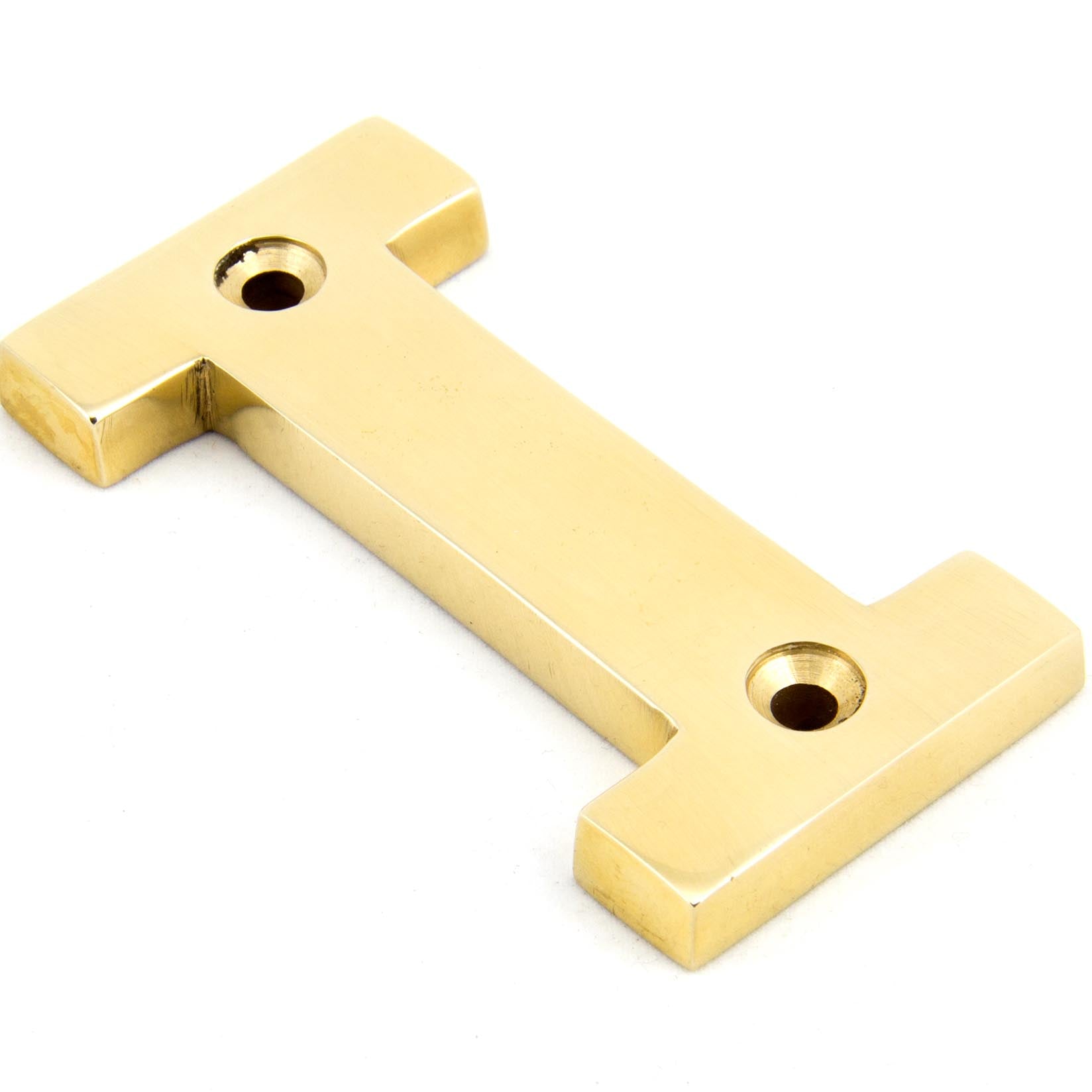 From The Anvil's Polished Brass Polished Brass Letter
