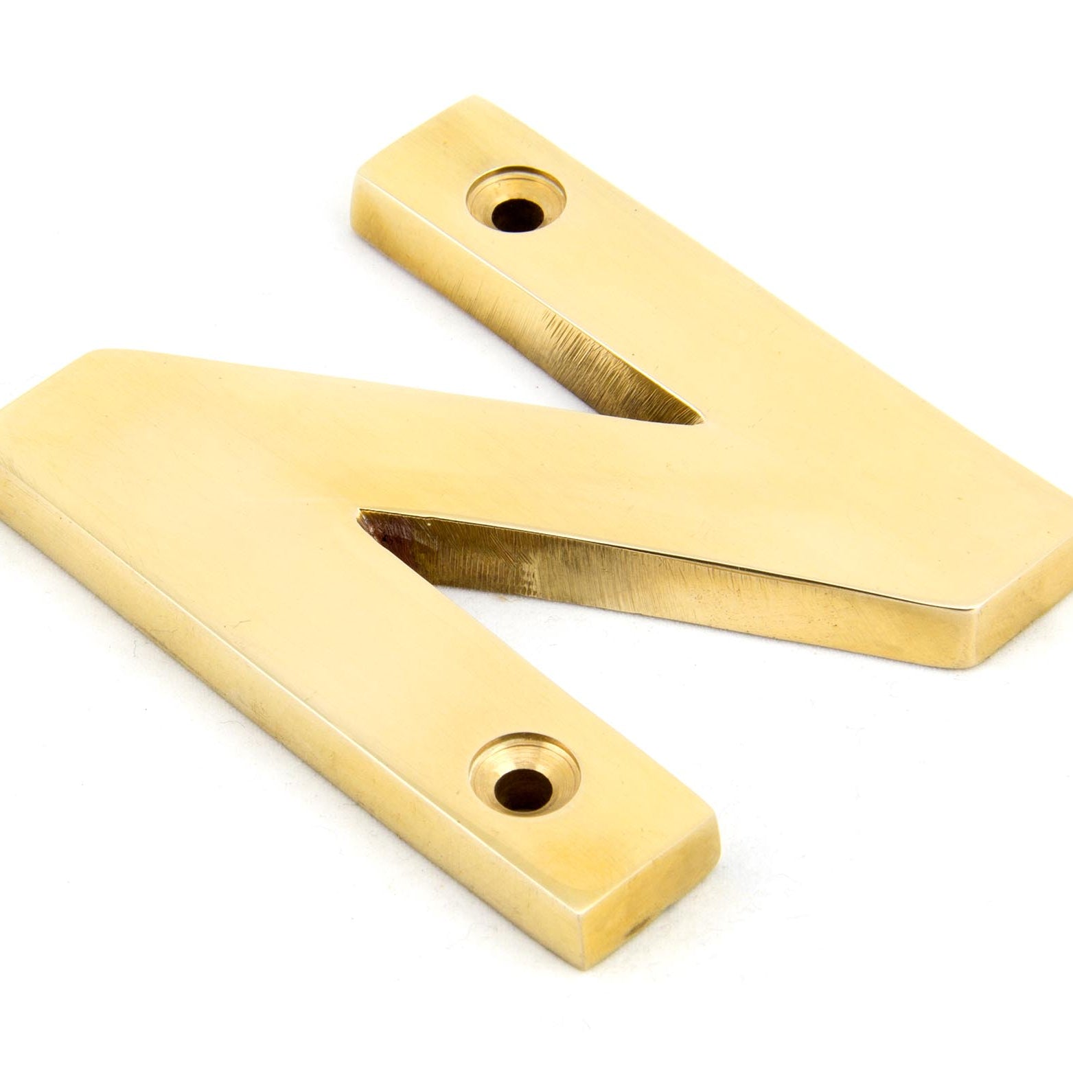 From The Anvil's Polished Brass Polished Brass Letter