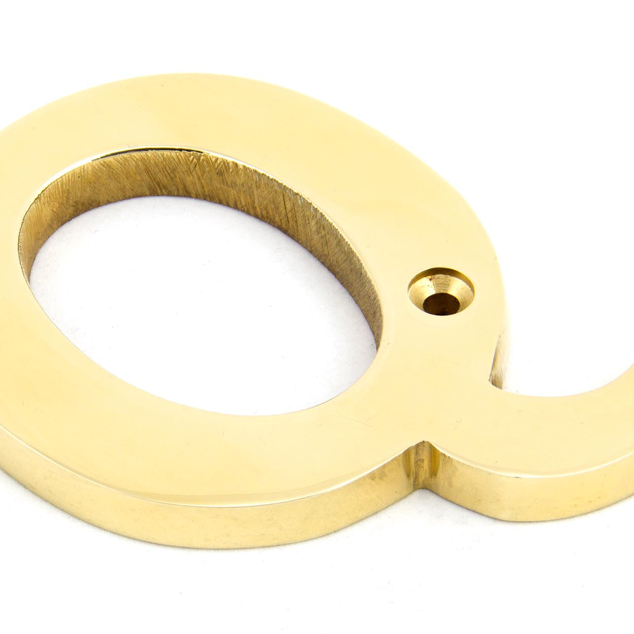 From The Anvil's Polished Brass Polished Brass Letter