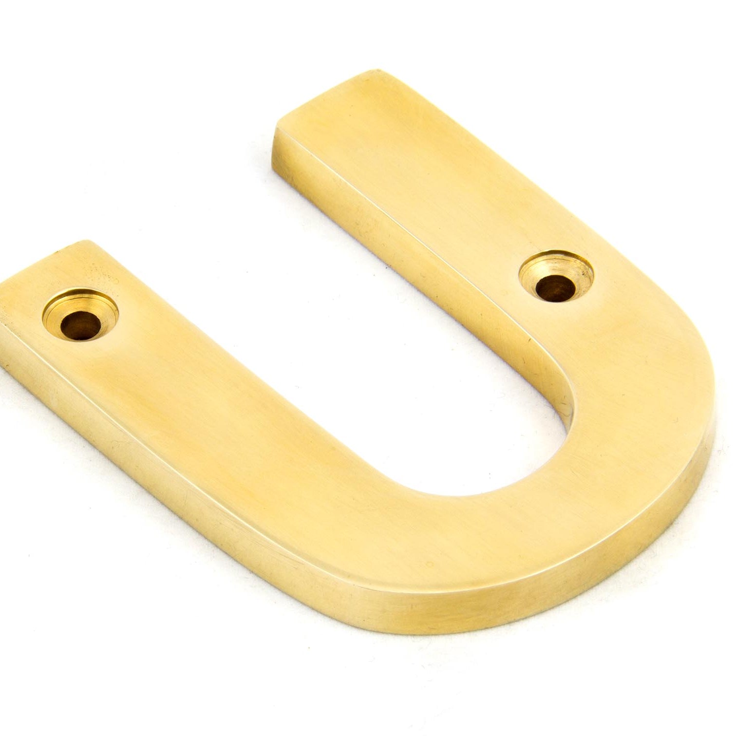 From The Anvil's Polished Brass Polished Brass Letter