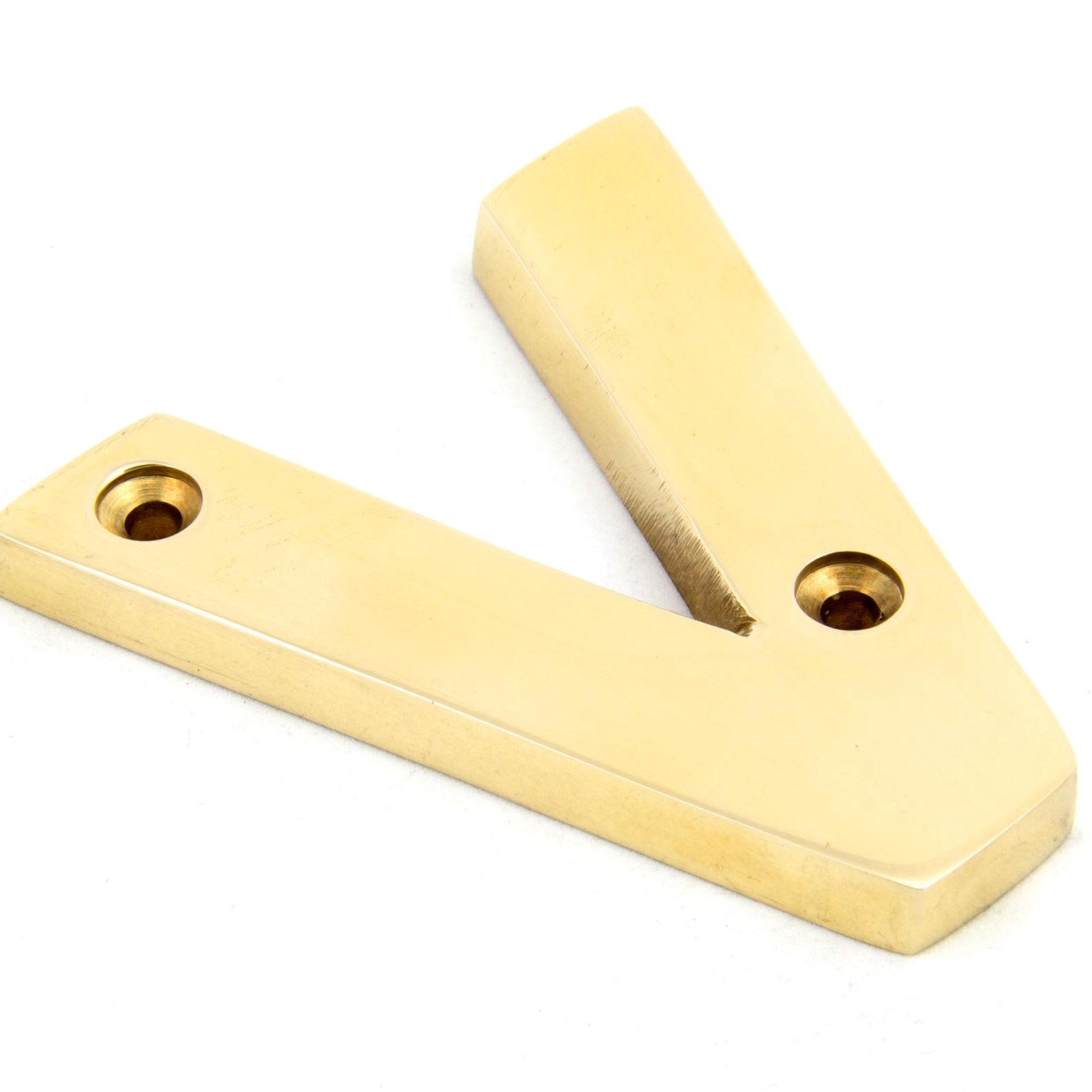 From The Anvil's Polished Brass Polished Brass Letter