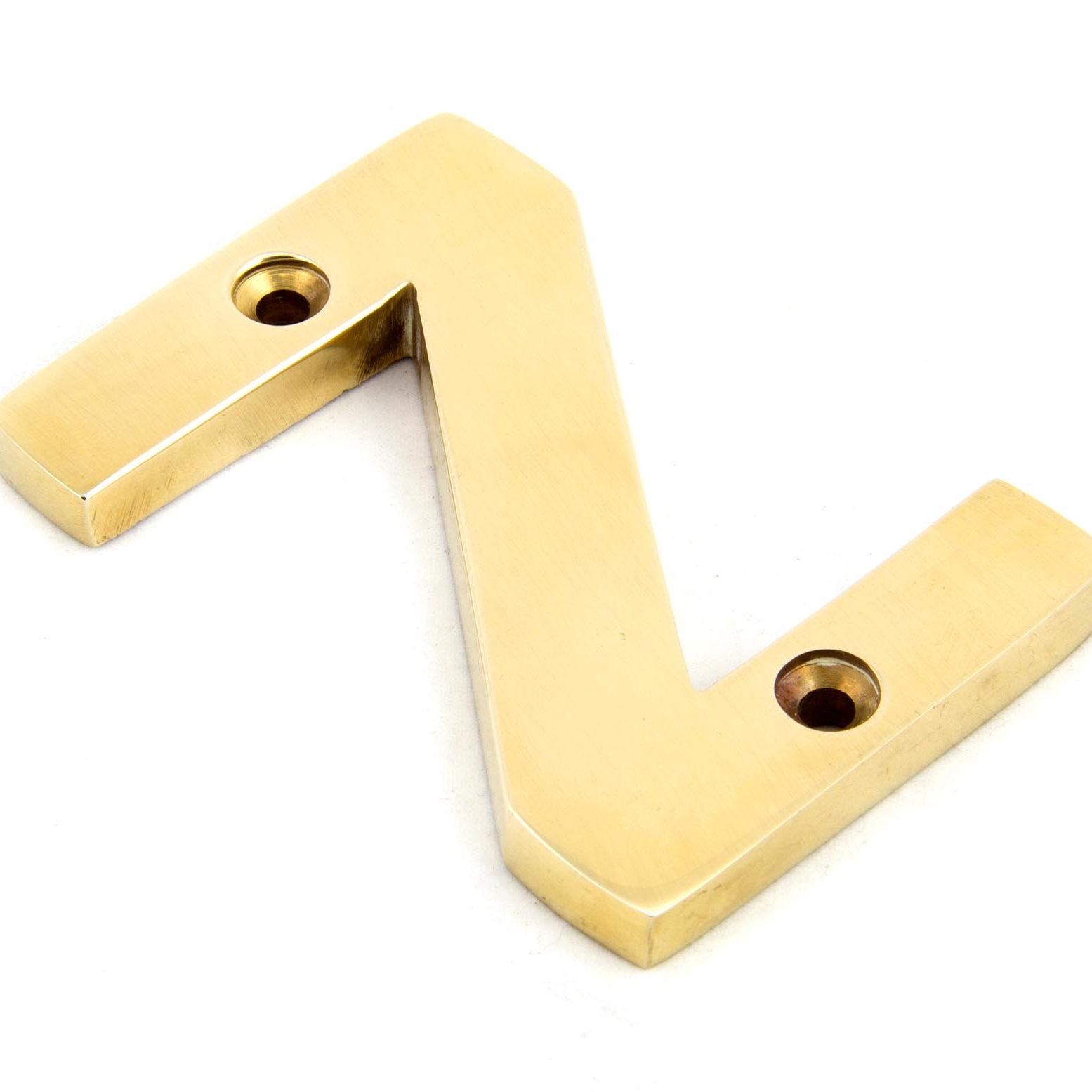 From The Anvil's Polished Brass Polished Brass Letter