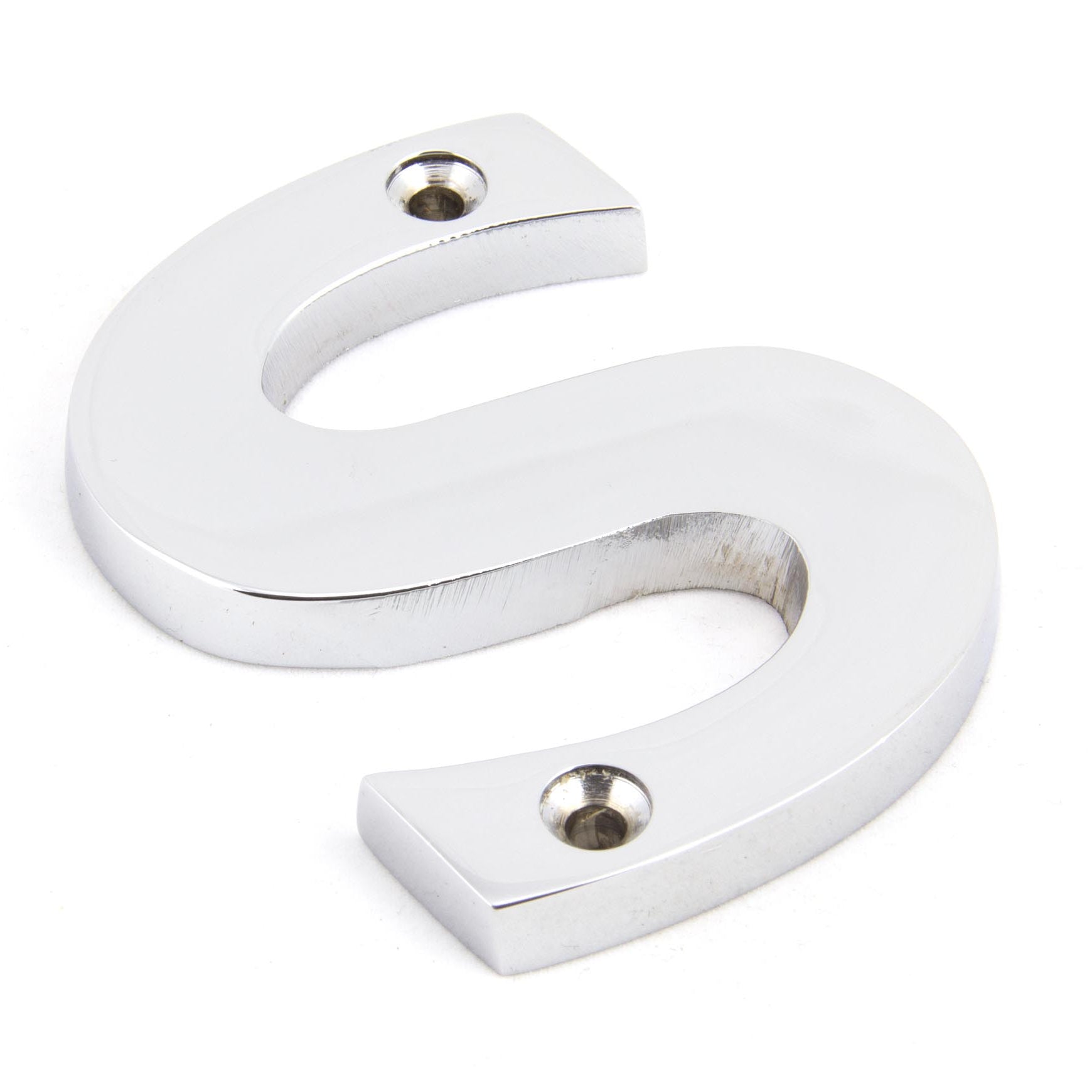 From The Anvil's Polished Chrome Polished Chrome Letter