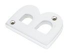 From The Anvil's Satin Chrome Satin Chrome Letter