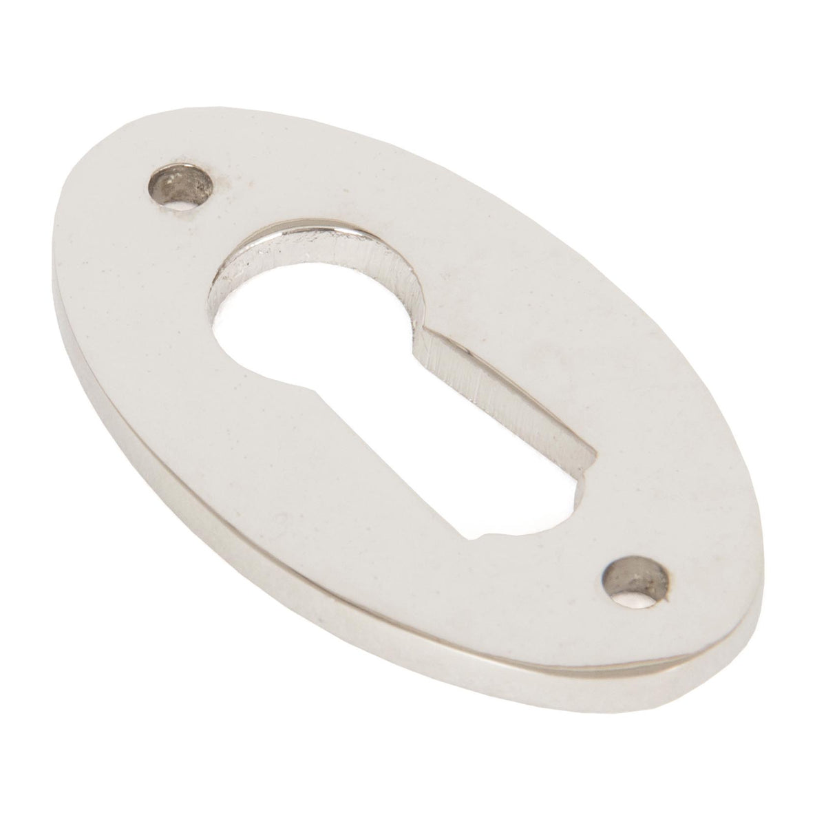 From The Anvil's Polished Nickel Oval Escutcheon