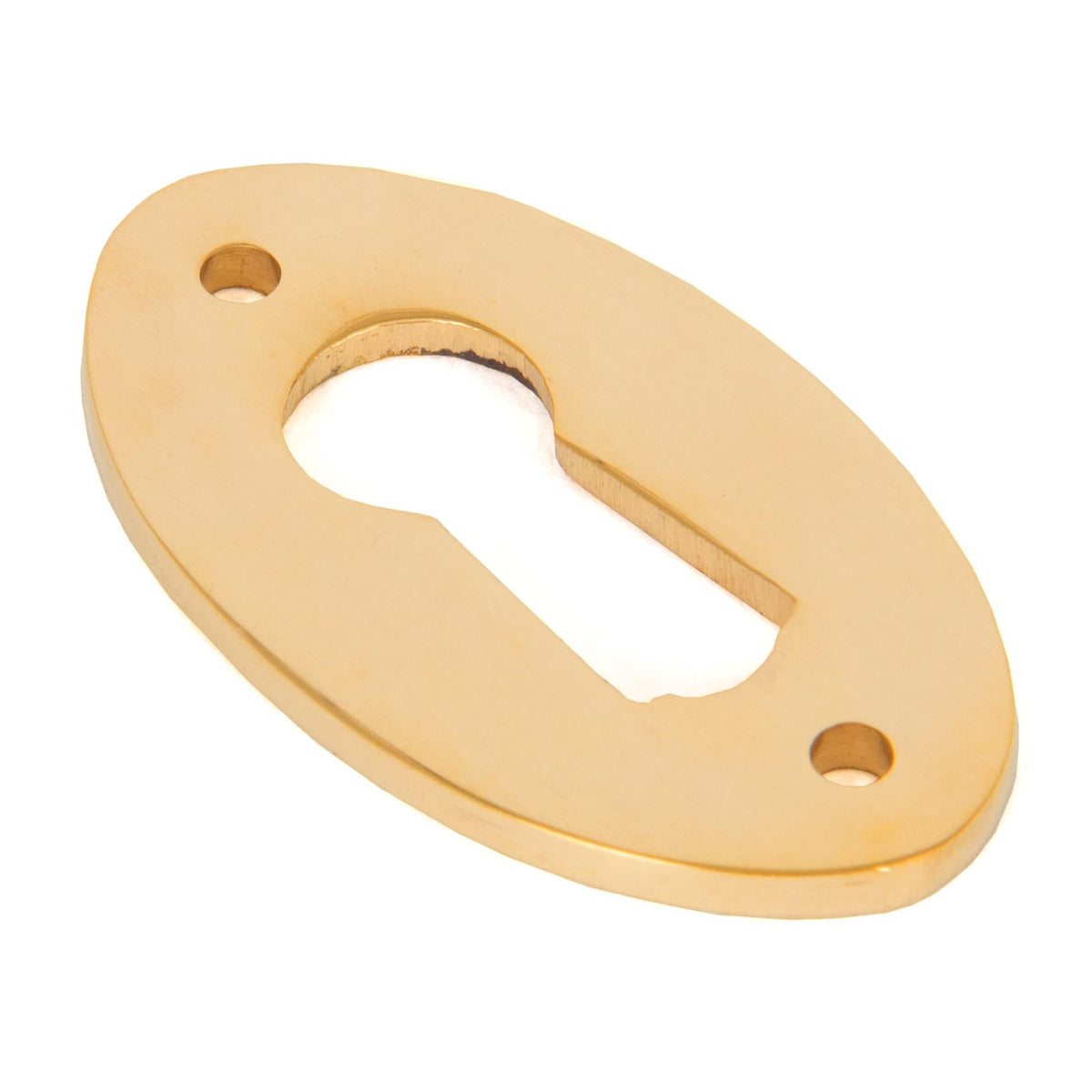 From The Anvil's Polished Brass Oval Escutcheon
