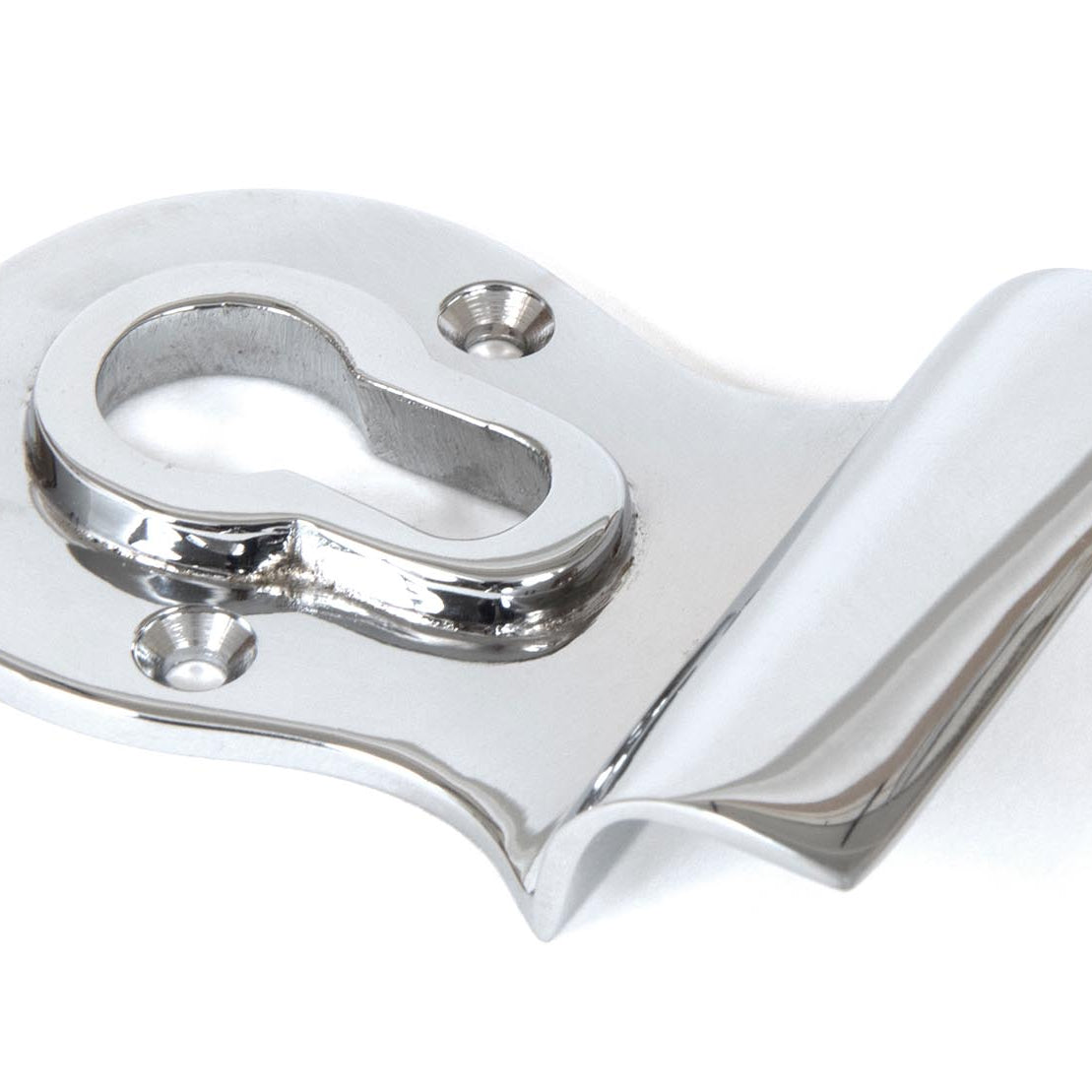 From The Anvil's Polished Chrome Euro Door Pull