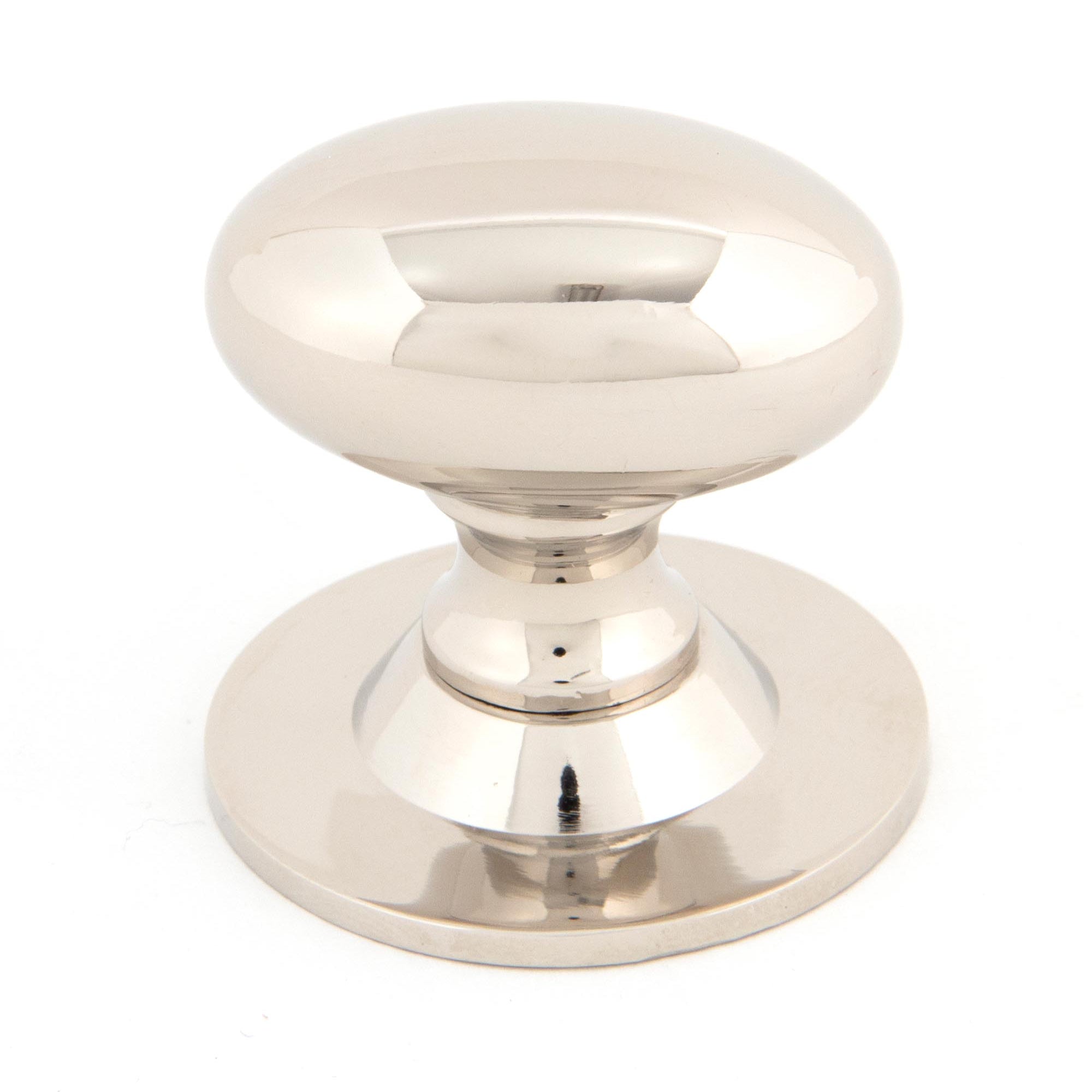 From The Anvil's Polished Nickel Oval Cabinet Knob
