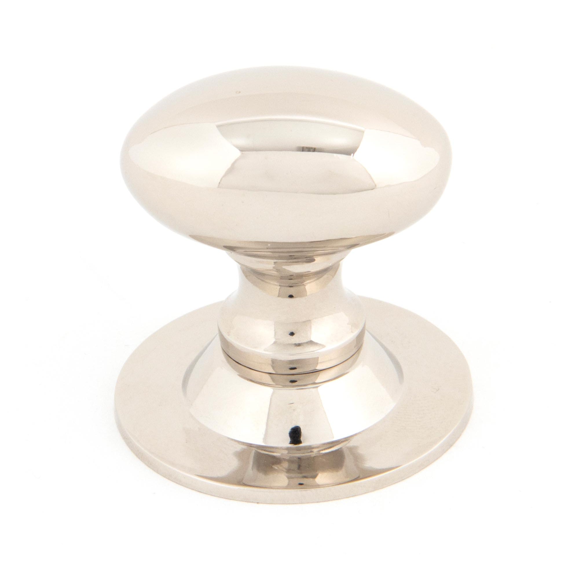 From The Anvil's Polished Nickel Oval Cabinet Knob