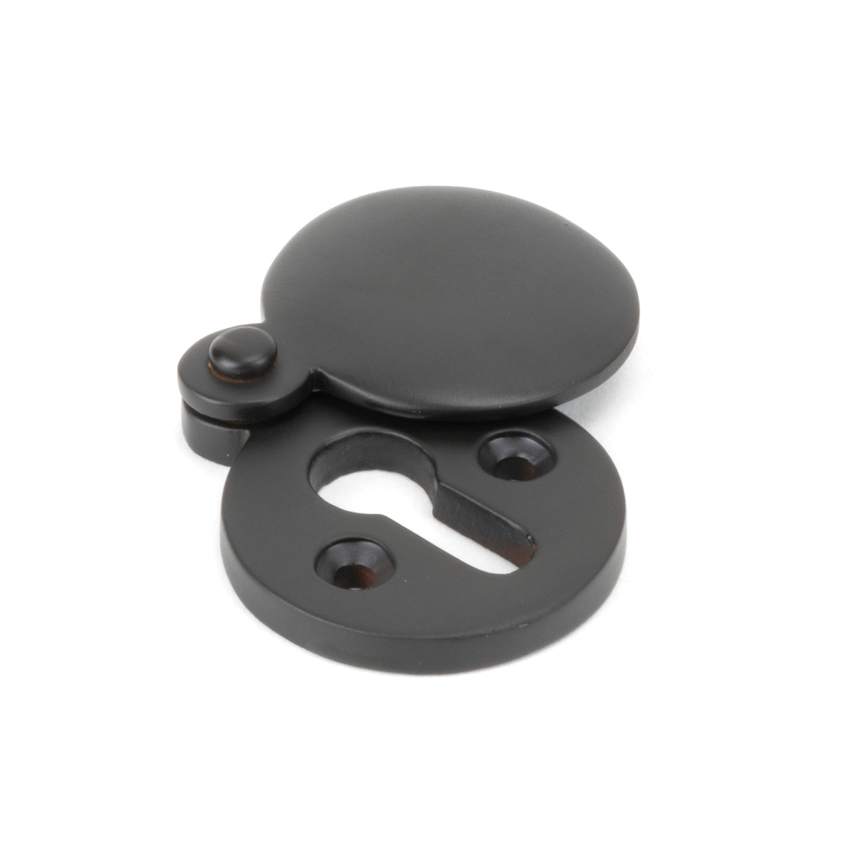 From The Anvil's Aged Bronze 30mm Round Escutcheon