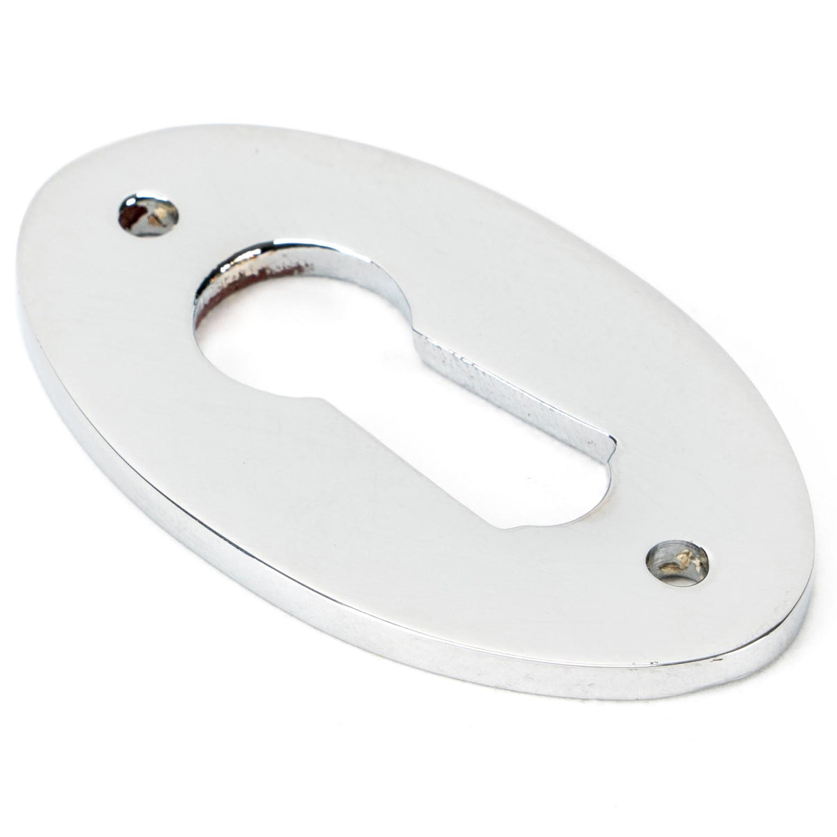 From The Anvil's Polished Chrome Oval Escutcheon
